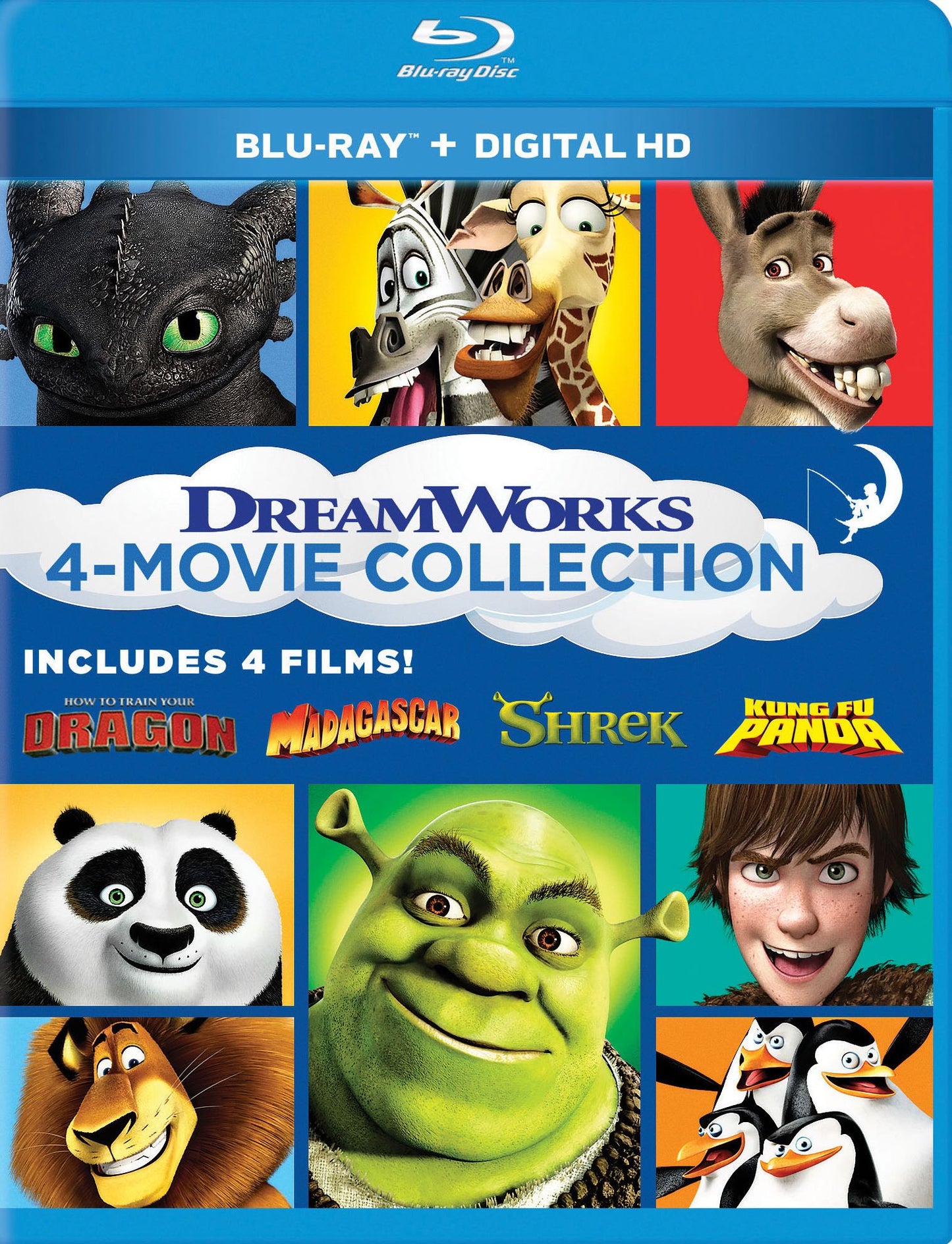 Dreamworks 4-Movie Collection [Blu-ray]