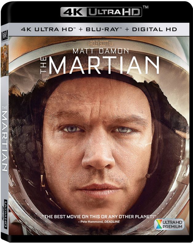 The Martian [4K Ultra HD Blu-ray/Blu-ray] [Includes Digital Copy]
