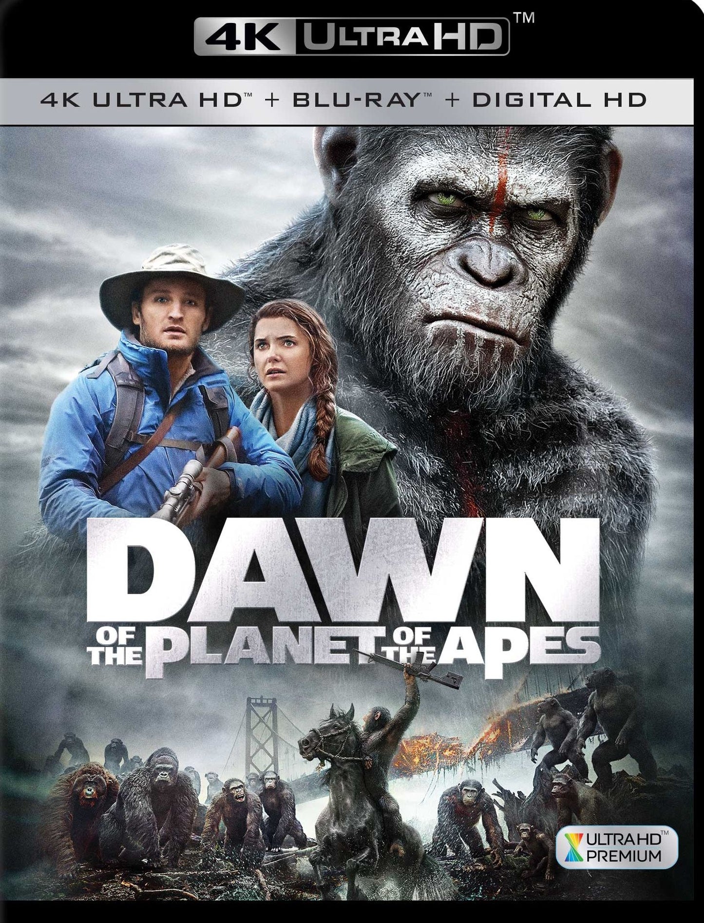 Dawn of the Planet of the Apes [4K Ultra HD Blu-ray] [2 Discs]