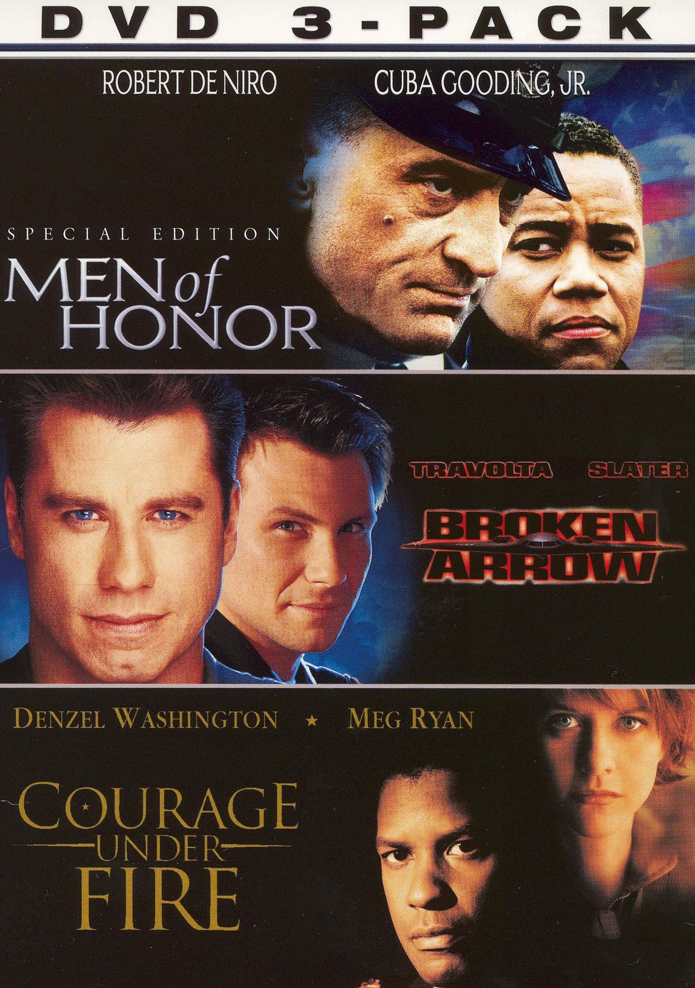 Broken Honor: Men of Honor [Special Edition]/Broken Arrow/Courage Under Fire [3 Discs]