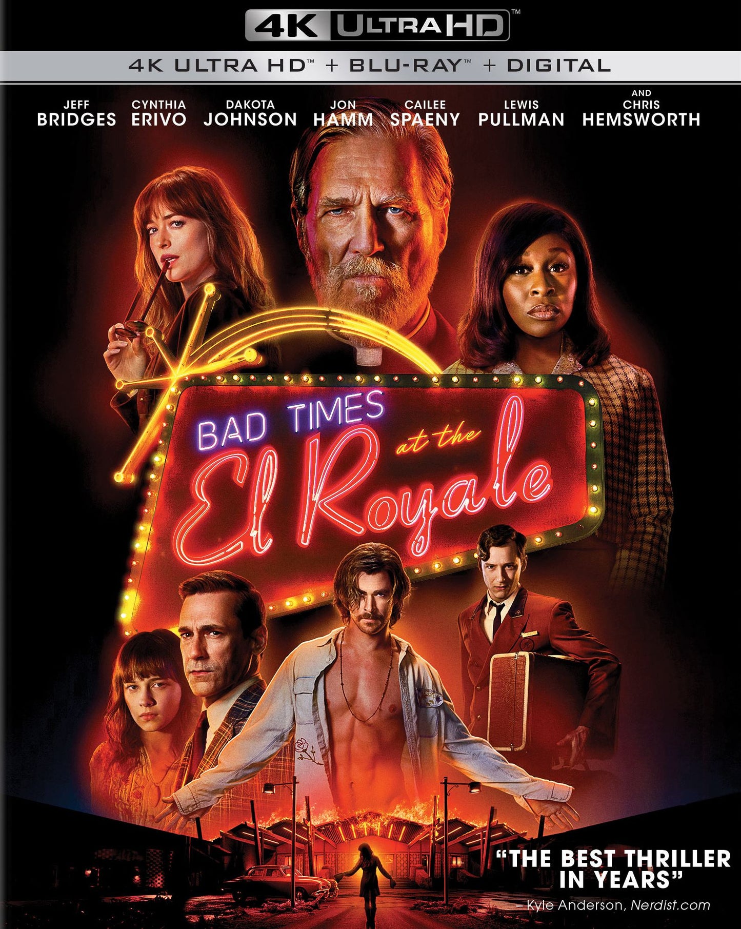 Bad Times at the El Royale [Includes Digital Copy] [4K Ultra HD Blu-ray/Blu-ray]