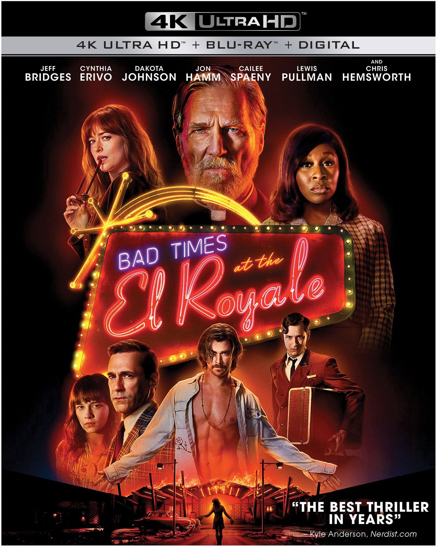 Bad Times at the El Royale [Includes Digital Copy] [4K Ultra HD Blu-ray/Blu-ray]