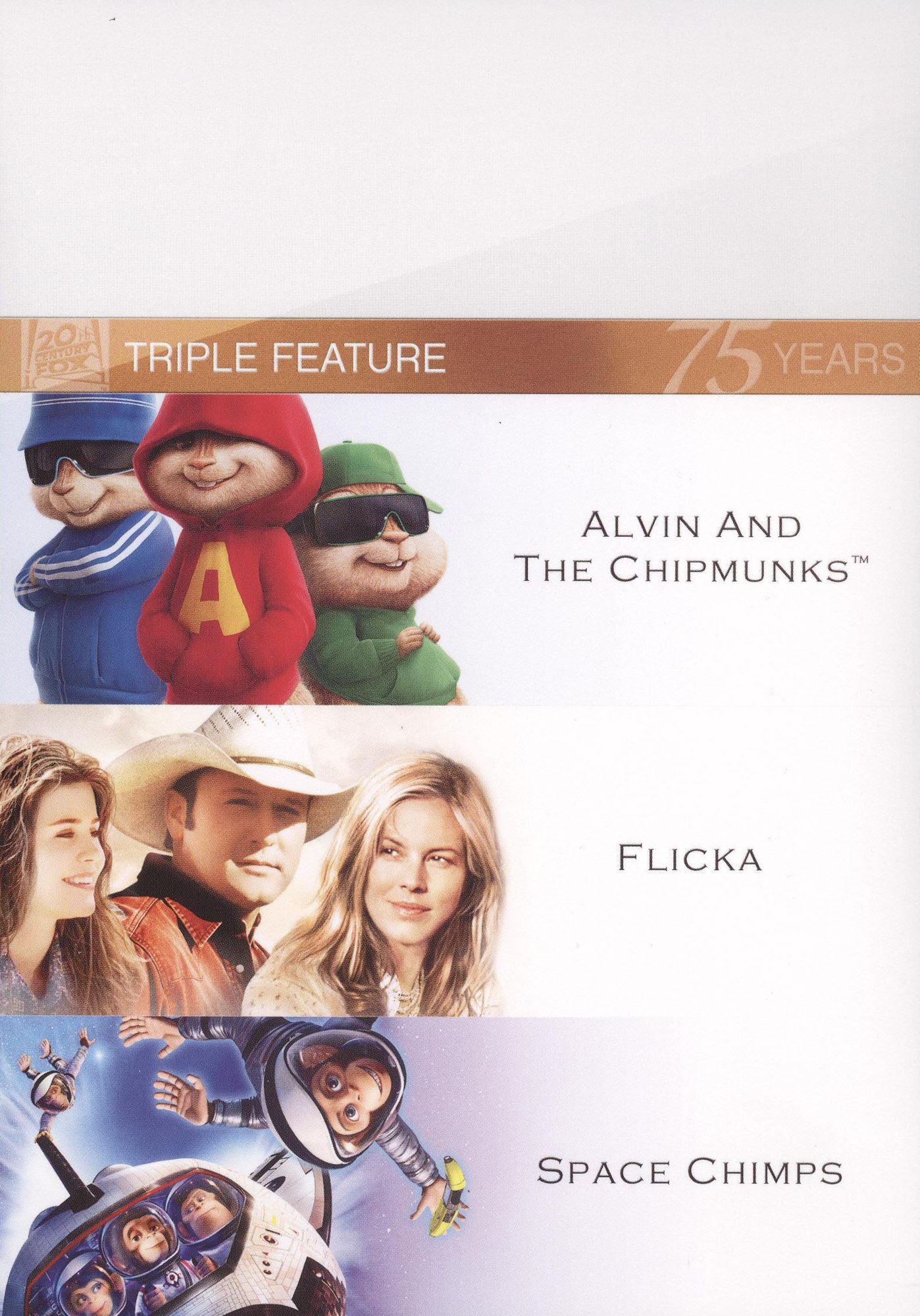Alvin and the Chipmunks/Flicka/Space Chimps [Fox 75th Anniversary] [3 Discs]