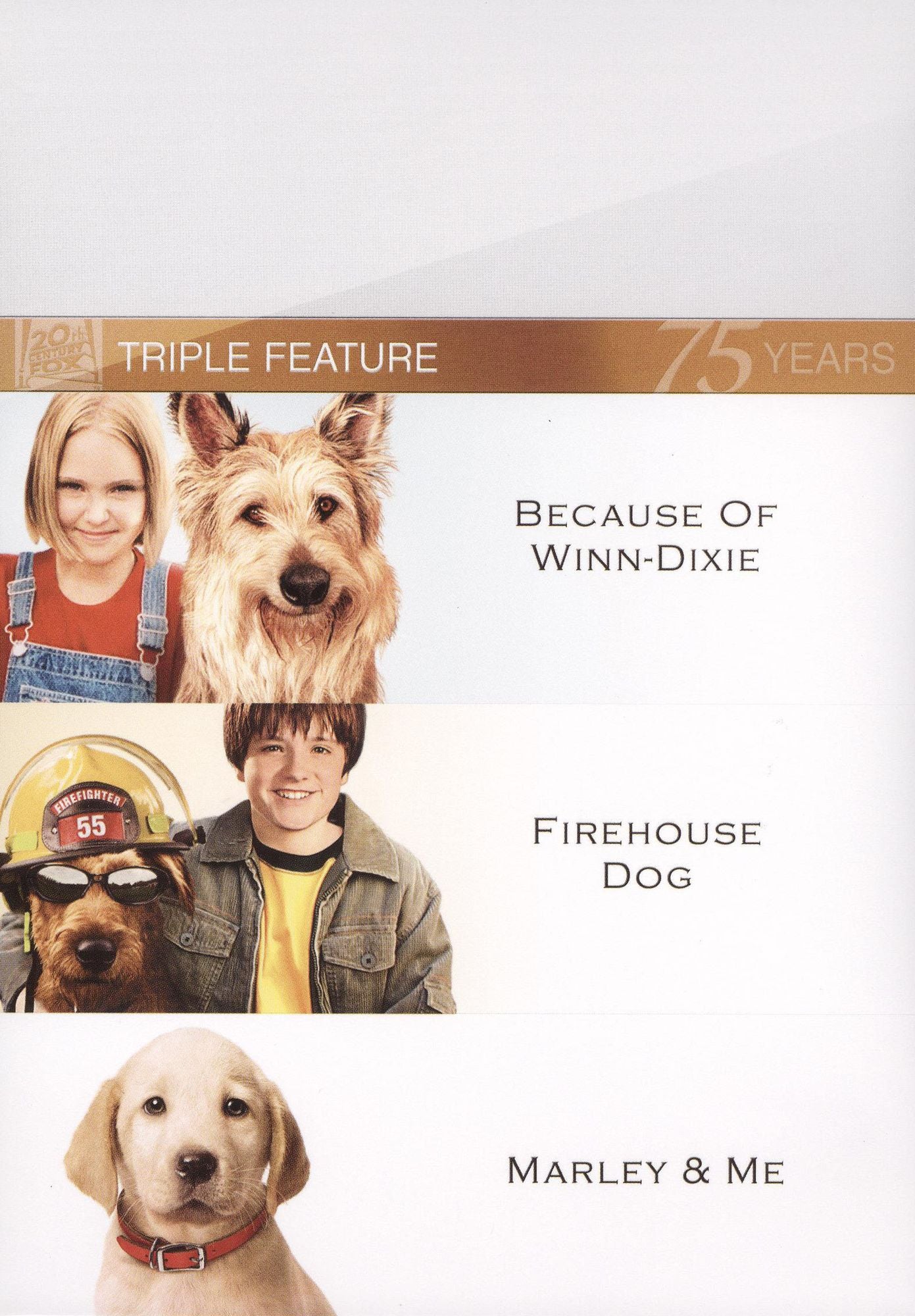 Because of Winn-Dixie/Firehouse Dog/Marley & Me [Fox 75th Anniversary] [3 Discs]