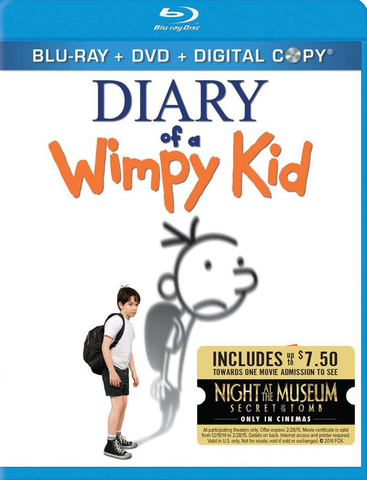 Diary of a Wimpy Kid [3 Discs] [Includes Digital Copy] [Blu-ray/DVD]
