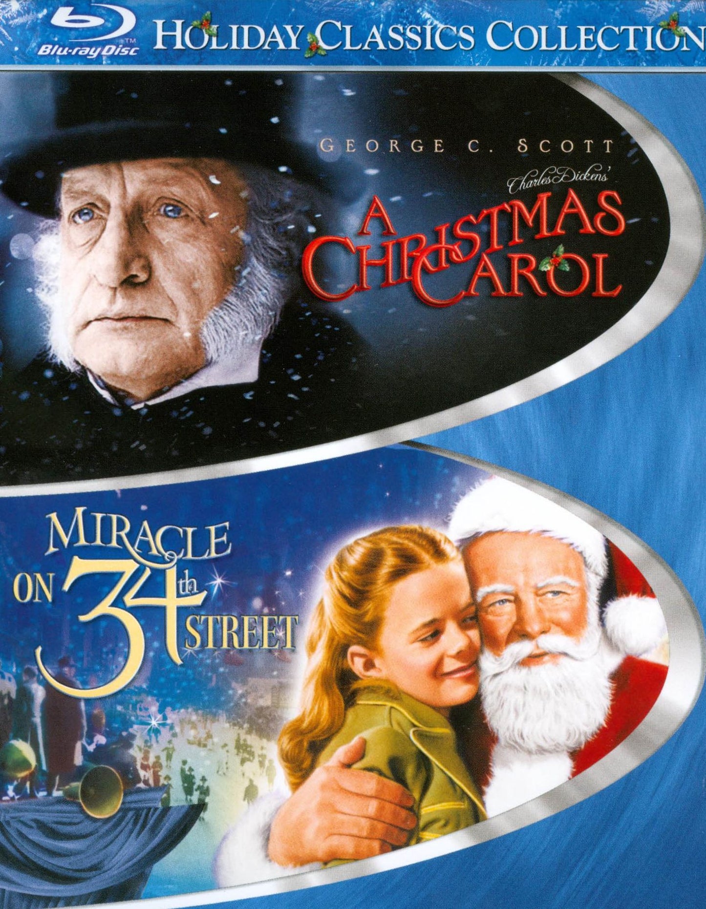 Holiday Classics Collection: A Christmas Carol/Miracle on 34th Street [2 Discs] [Blu-ray]