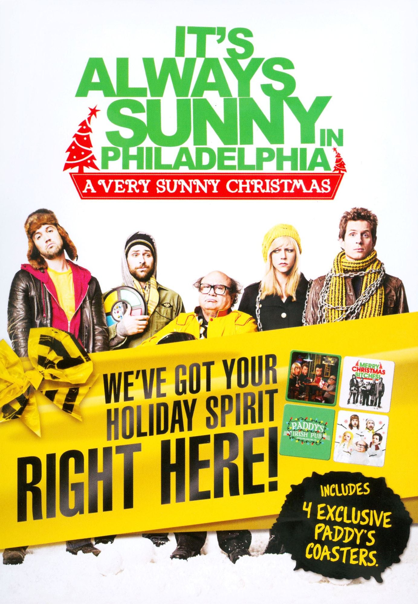 It's Always Sunny in Philadelphia: A Very Sunny Christmas [With Set of 4 Coasters]