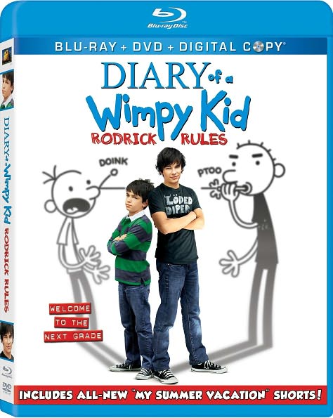 Diary of a Wimpy Kid: Rodrick Rules [3 Discs] [Includes Digital Copy] [Blu-ray/DVD]