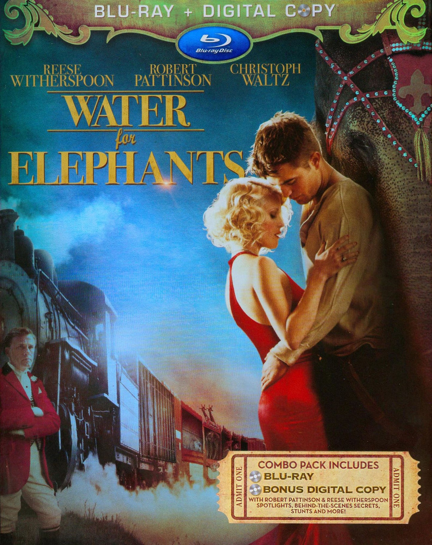 Water for Elephants [2 Discs] [With Digital Copy] [Blu-ray]