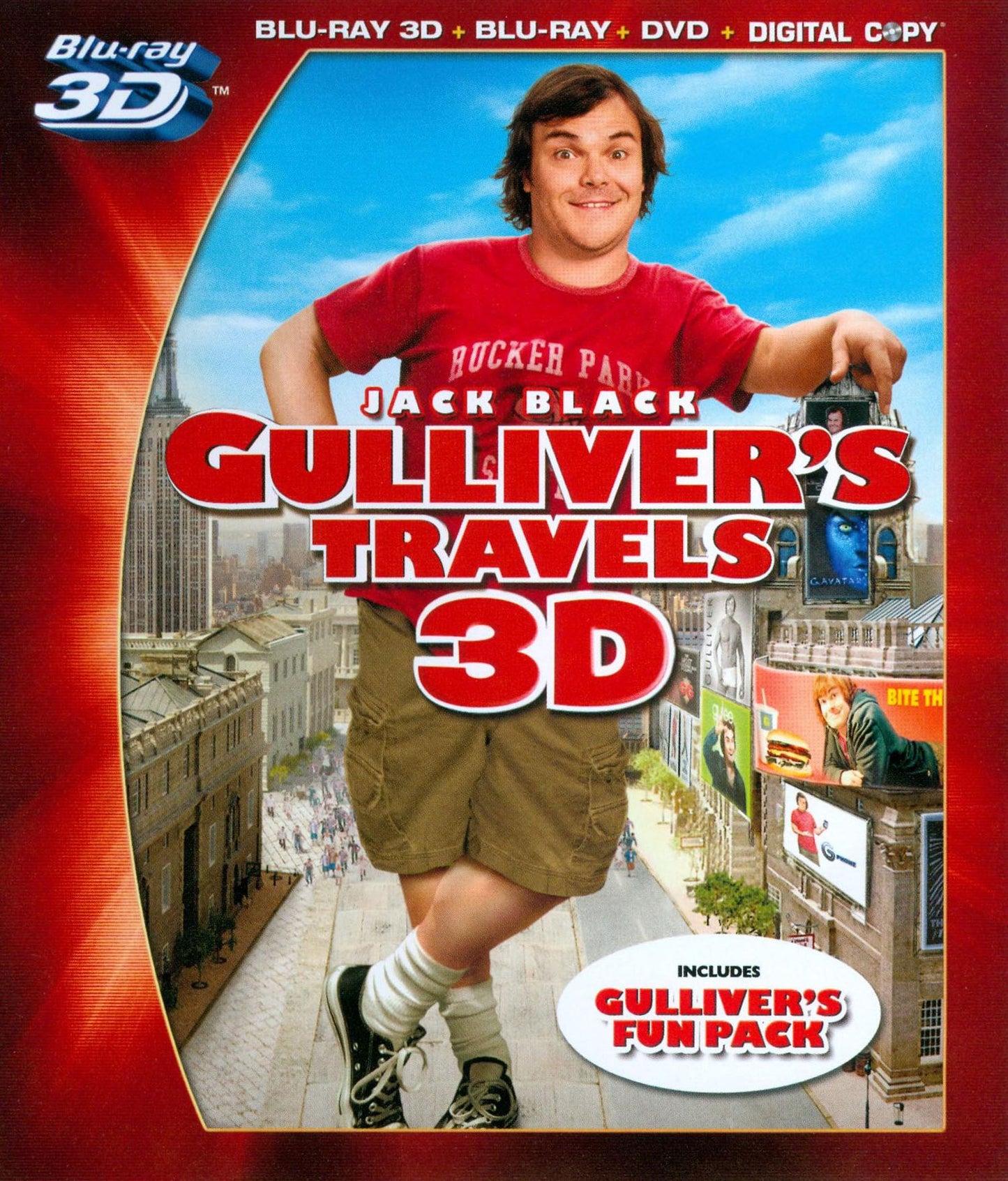 Gulliver's Travels [4 Discs] [Includes Digital Copy] [3D] [Blu-ray/DVD]