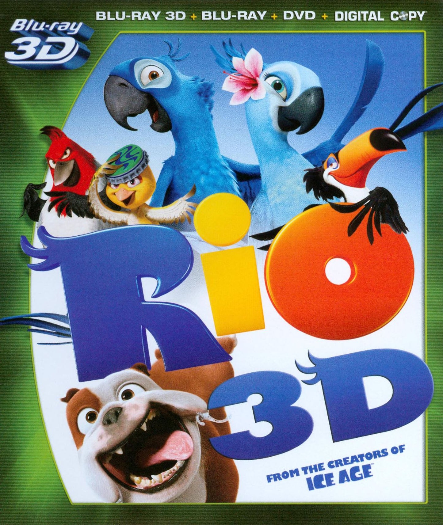 Rio [4 Discs] [Includes Digital Copy] [3D] [Blu-ray/DVD]