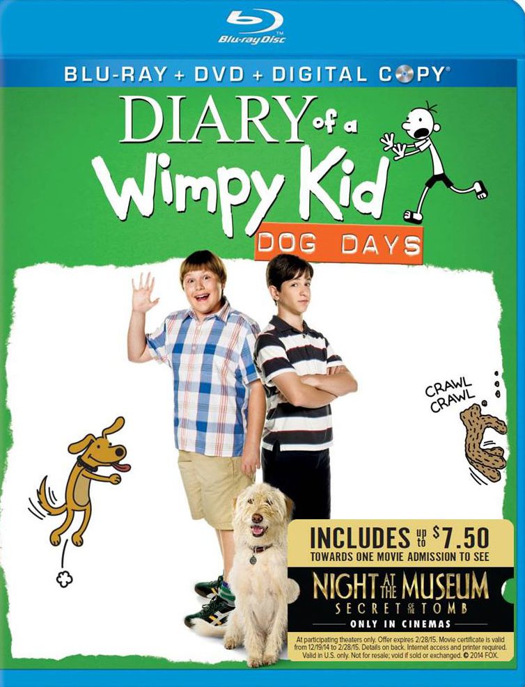 Diary of a Wimpy Kid: Dog Days [2 Discs] [Blu-ray/DVD]