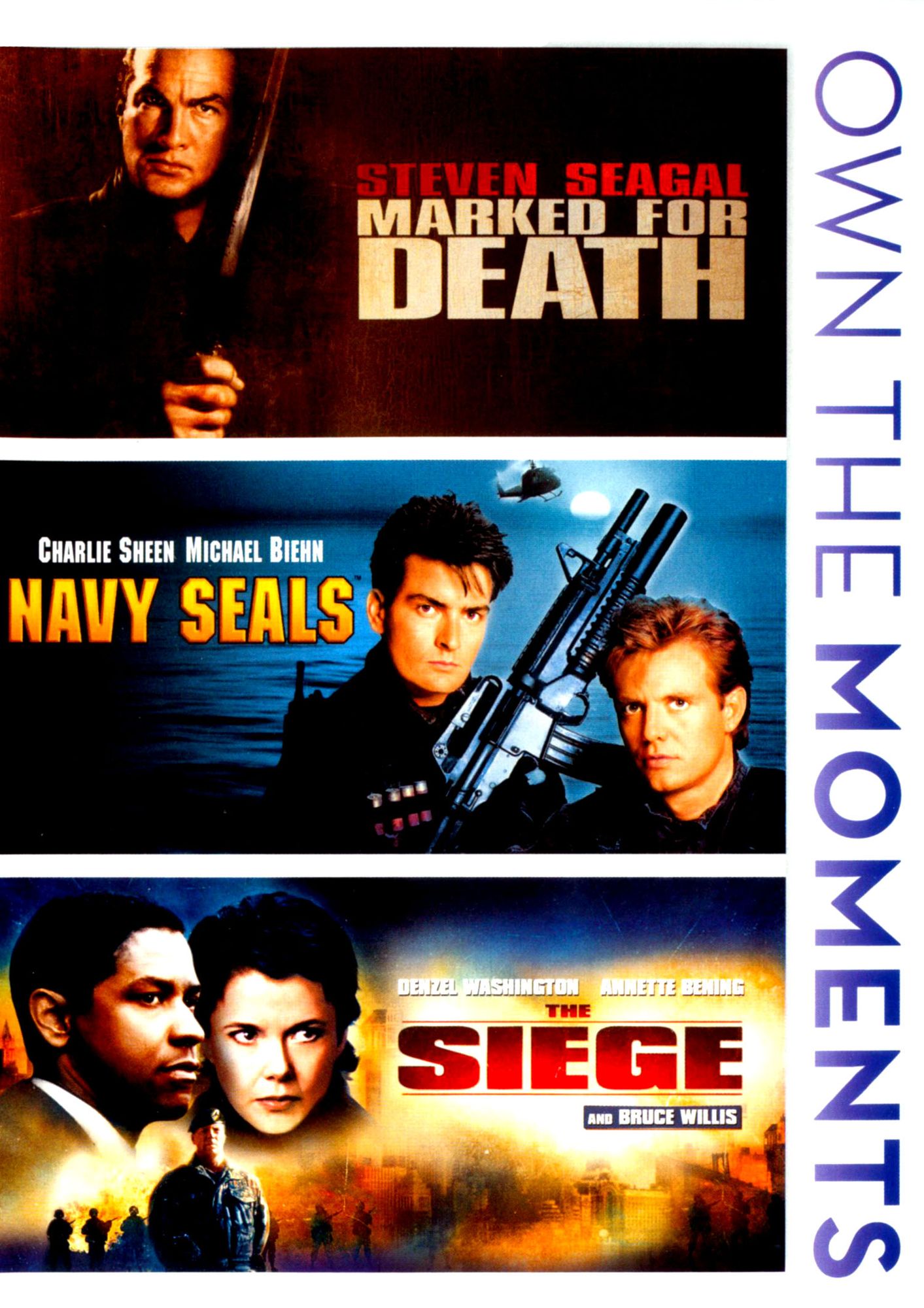 Marked for Death/Navy Seals/The Siege [3 Discs]