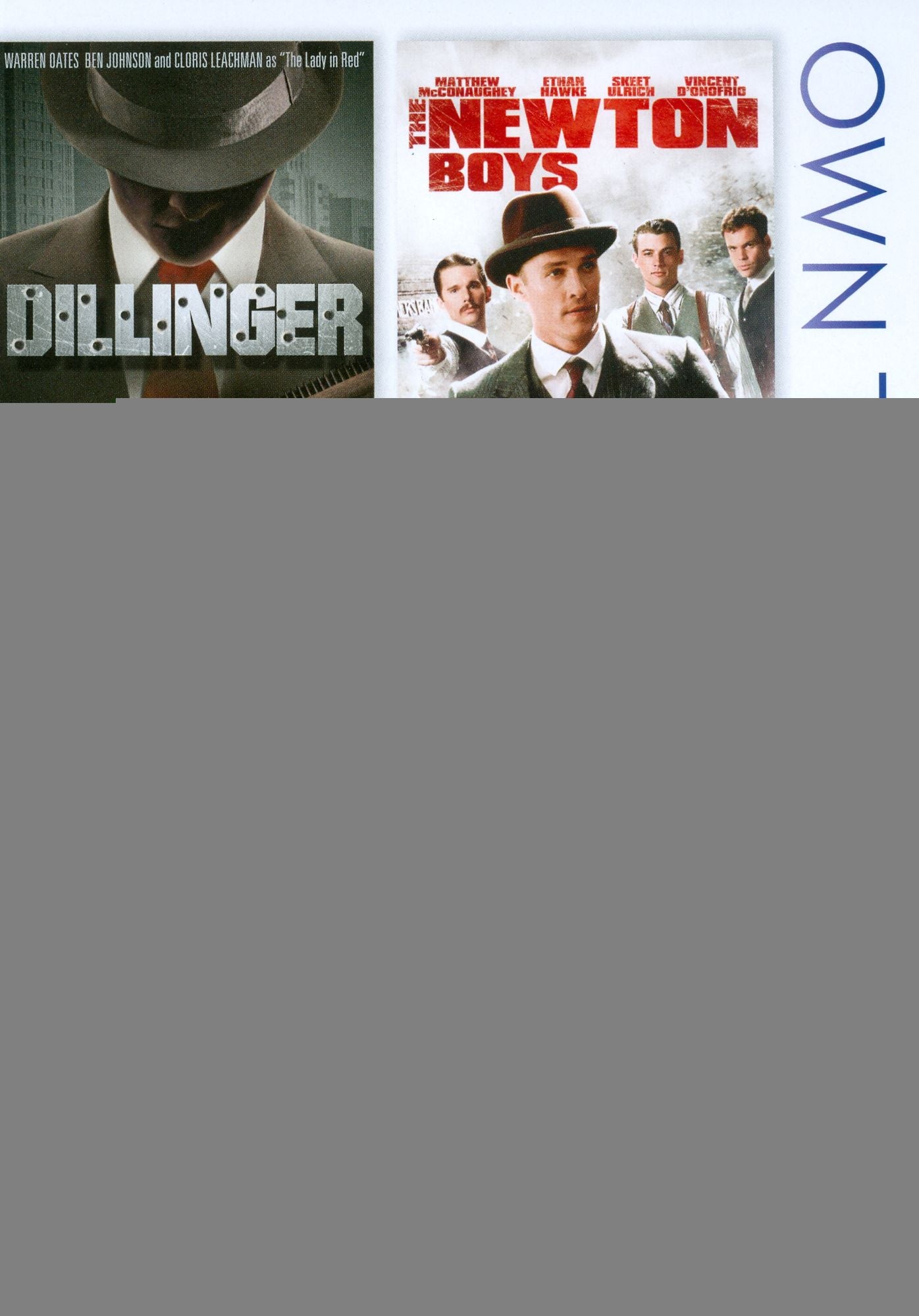 Dillinger/The Newton Boys/Robin Hood/The Thomas Crown Affair