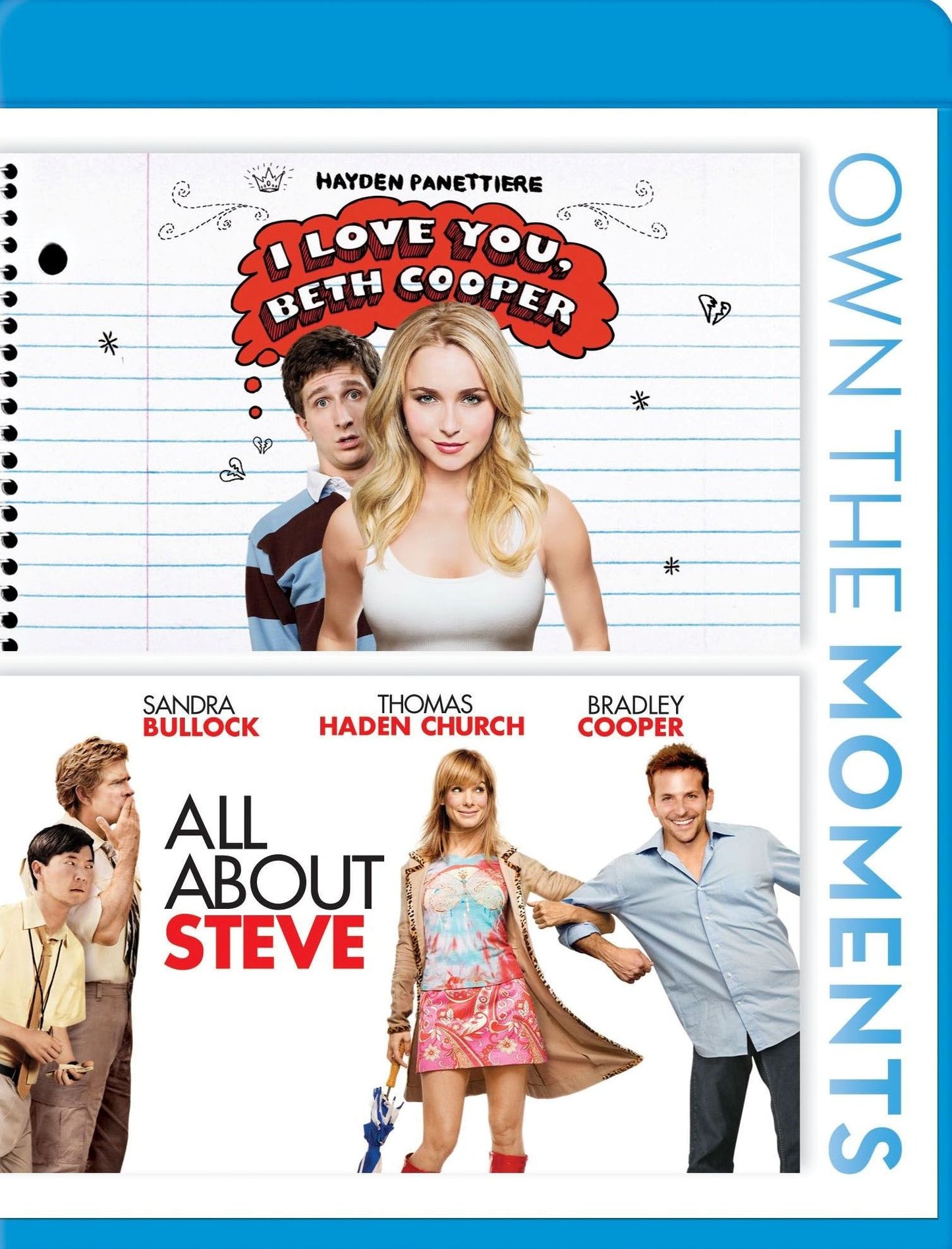 I Love You, Beth Cooper/All About Steve [Blu-ray]