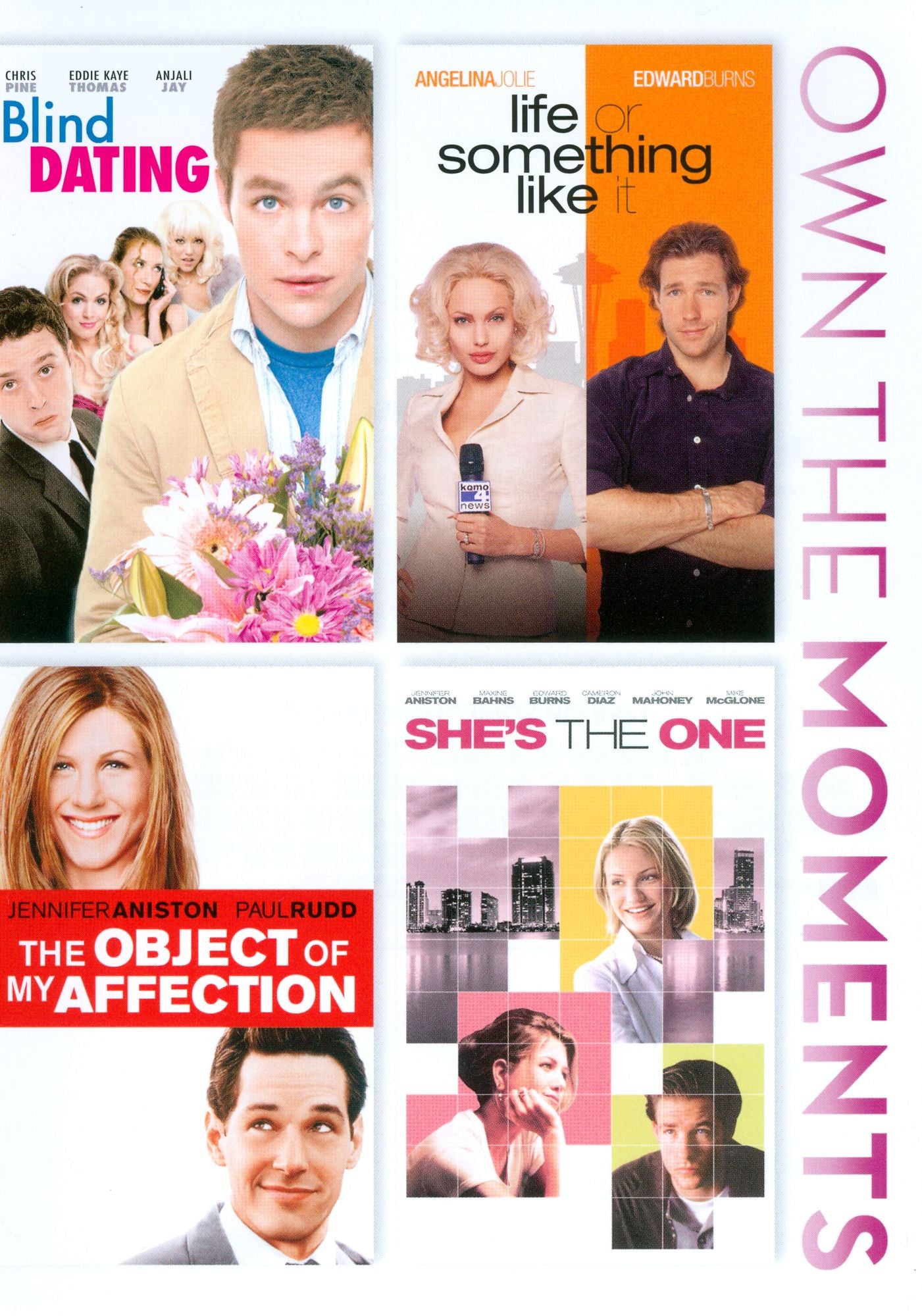 Blind Dating/Life or Something Like It/The Object of My Affection/She's the One