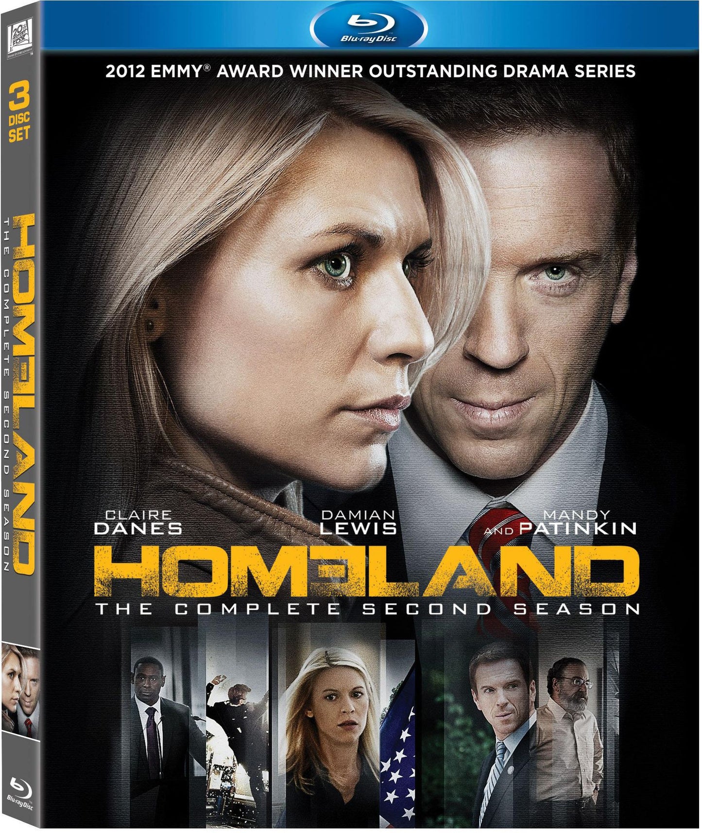 Homeland: The Complete Second Season [3 Discs] [Blu-ray]