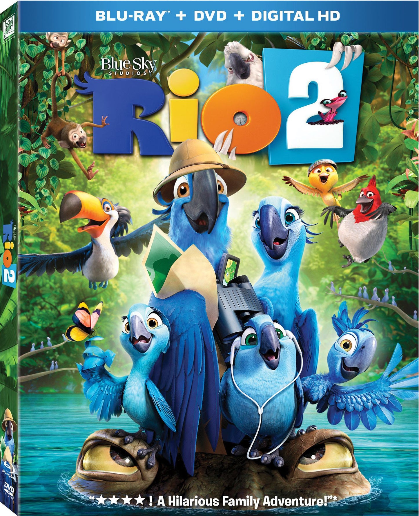 Rio 2 [2 Discs] [Includes Digital Copy] [Blu-ray/DVD]