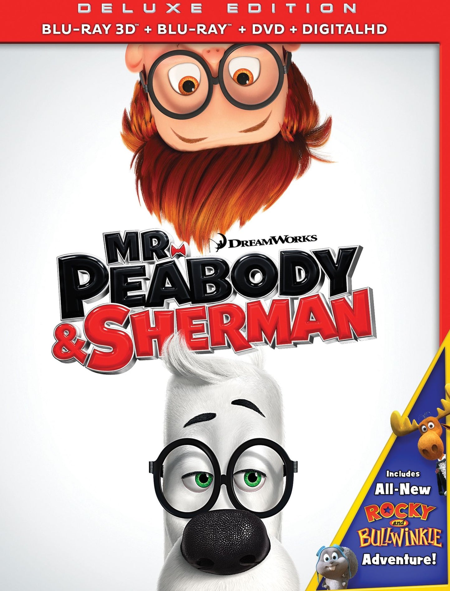 Mr. Peabody & Sherman [Includes Digital Copy] [3D] [Blu-ray/DVD]