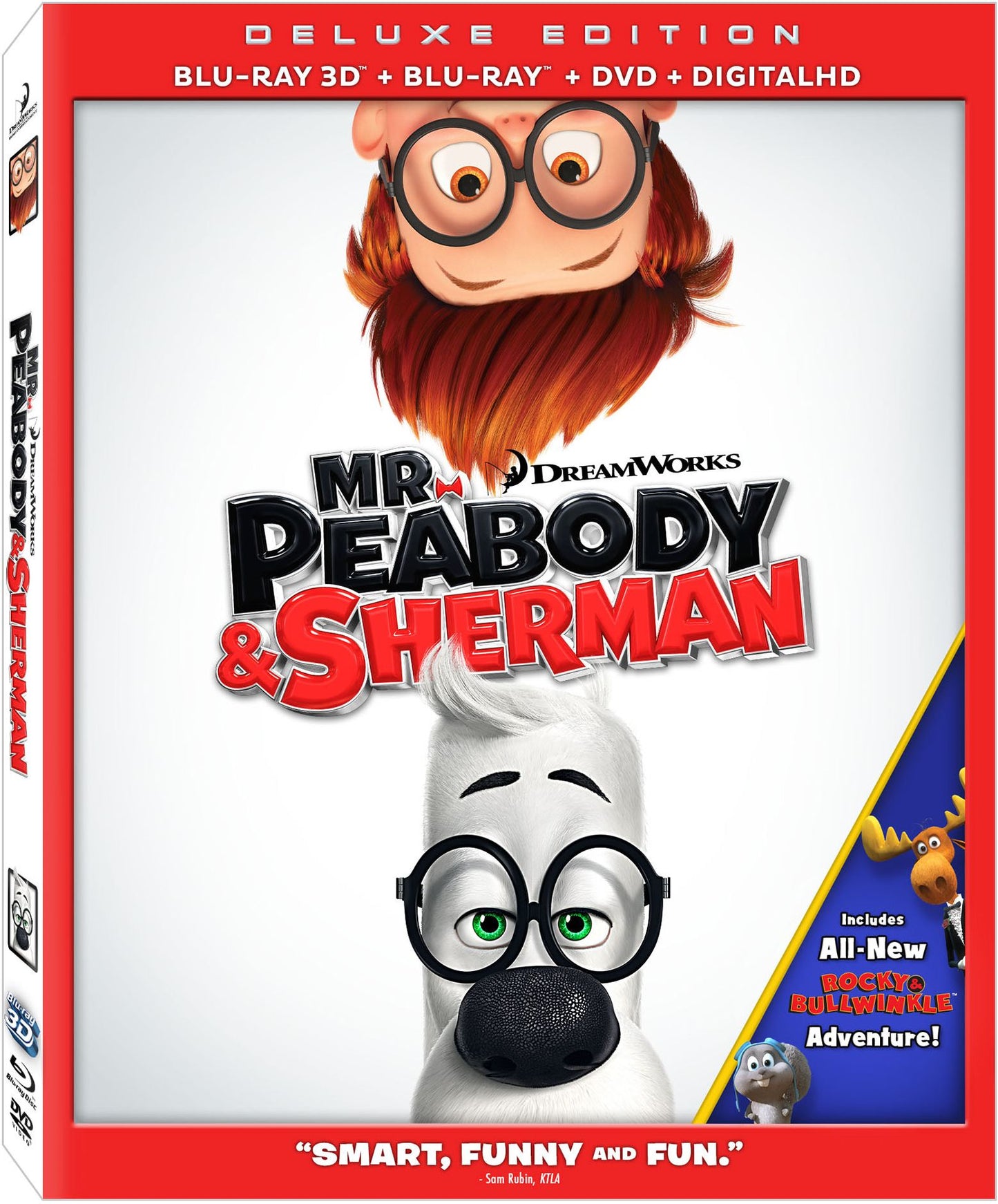Mr. Peabody & Sherman [Includes Digital Copy] [3D] [Blu-ray/DVD]