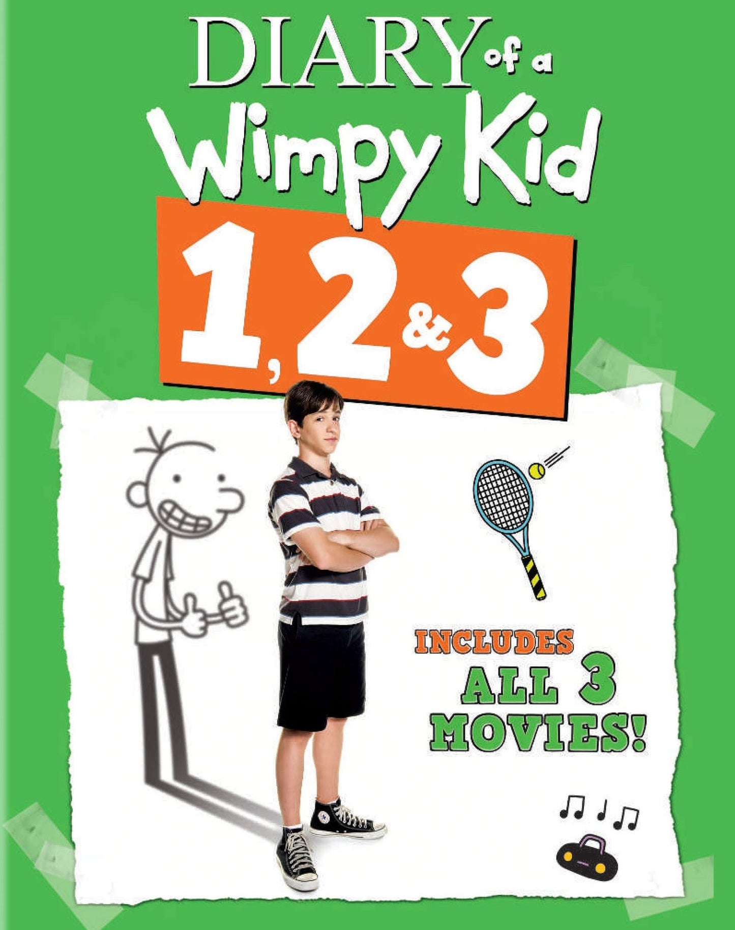 Diary Of A Wimpy Kid 1/2/3