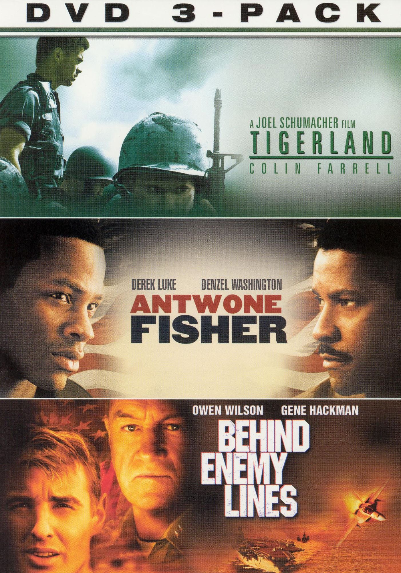 Tigerland/Antwone Fisher/Behind Enemy Lines [3 Discs]