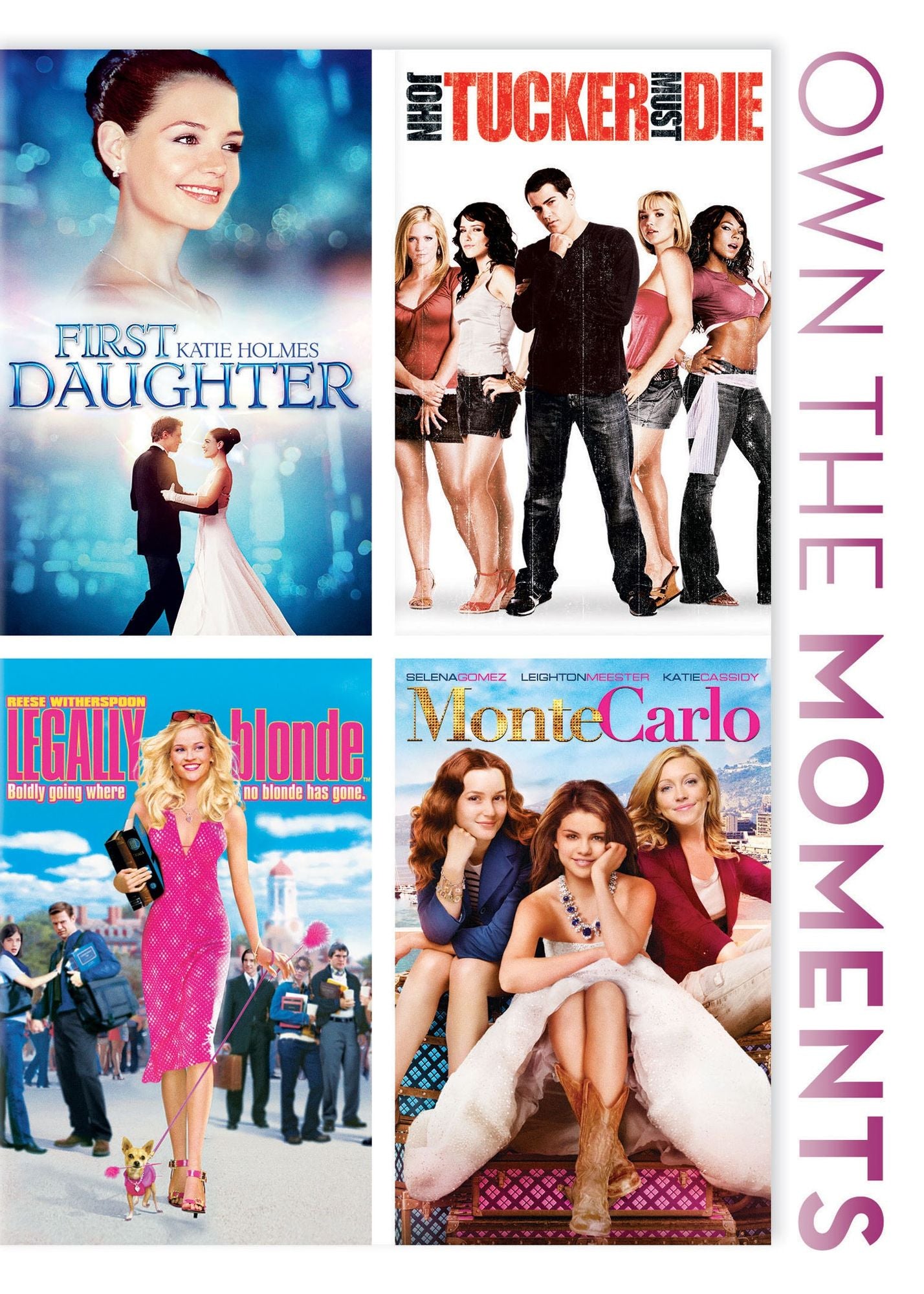 First Daughter/john Tucker Must Die/legally Blonde/monte Carlo