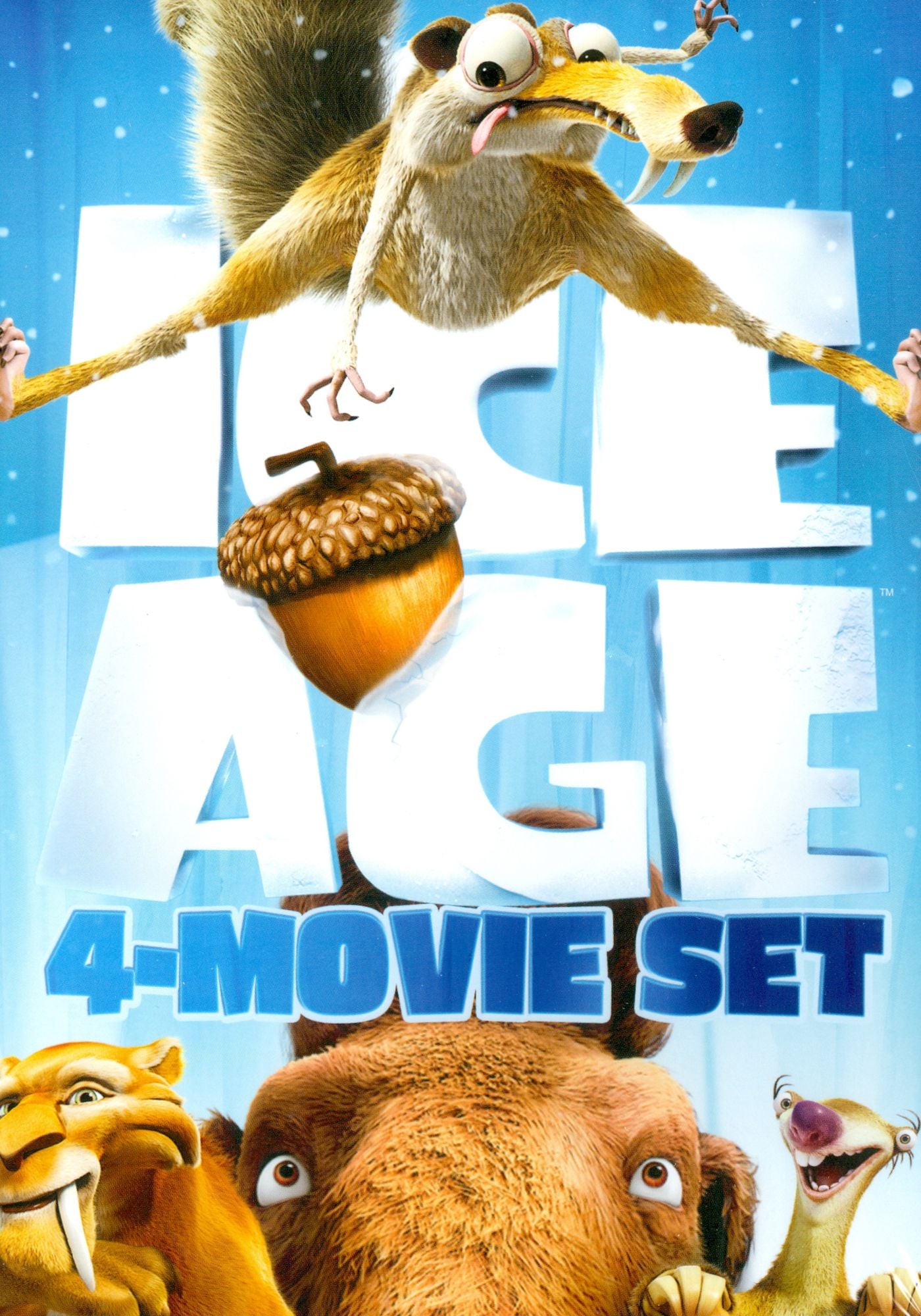 ICE AGE 4-MOVIE SET (4PC BOX)