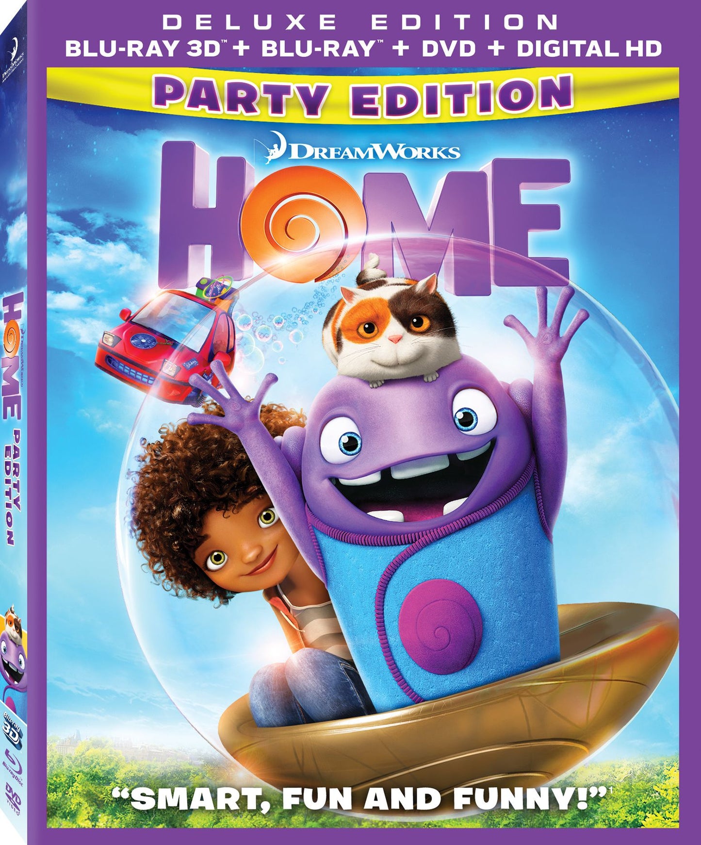 Home [Includes Digital Copy] [3D] [Blu-ray/DVD] [Party Edition]