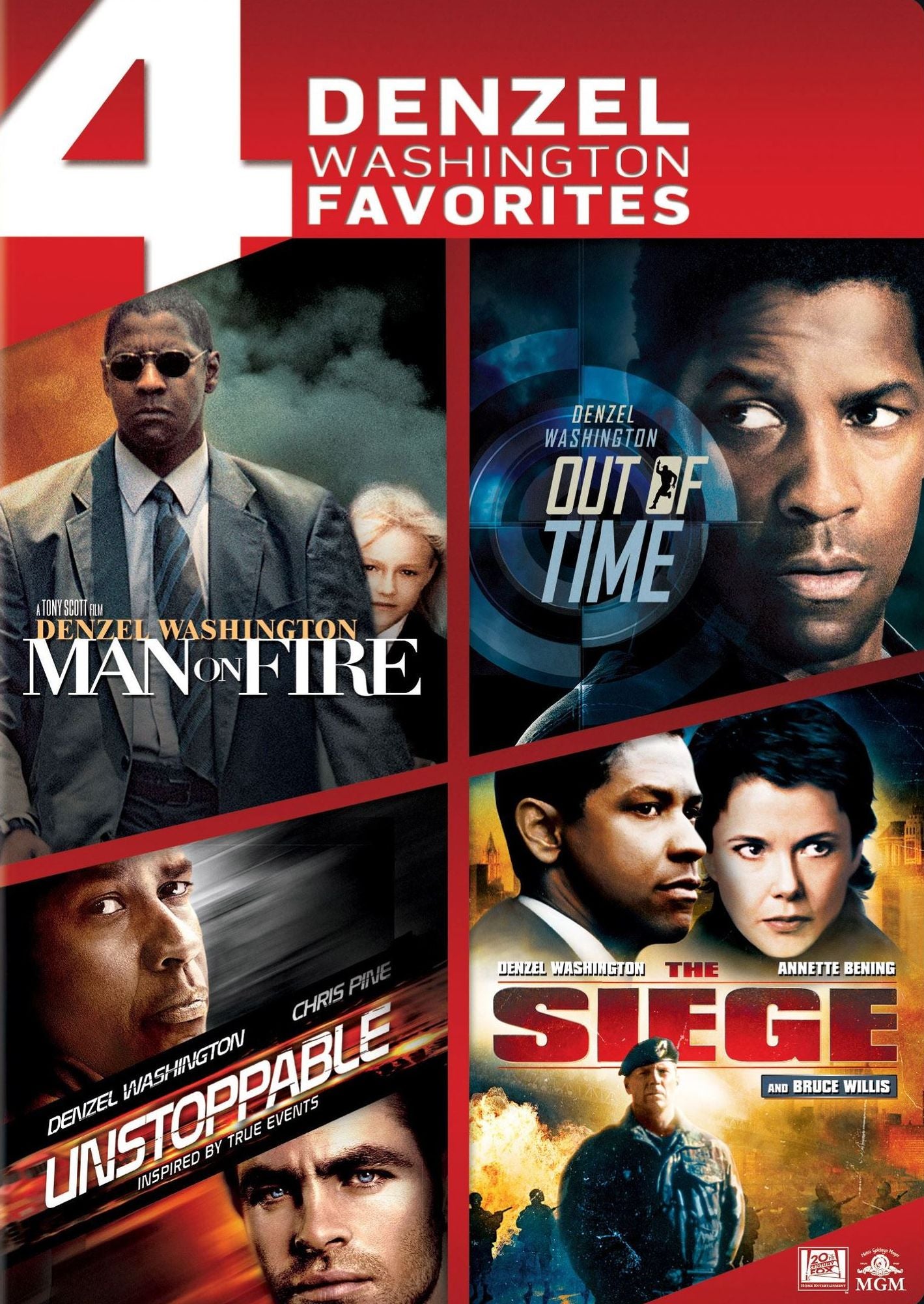 Man on Fire/Out of Time/Unstoppable/Seige [4 Discs]