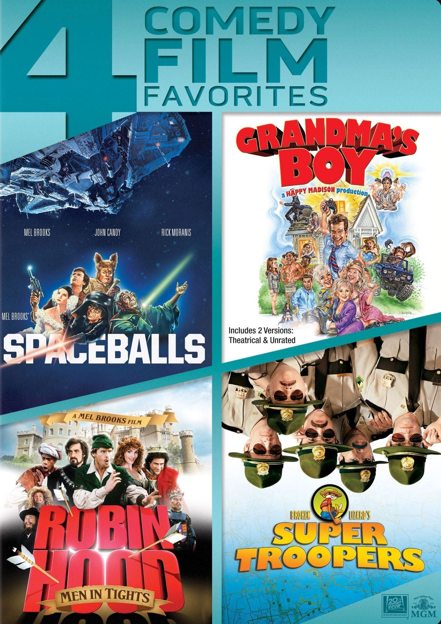 Spaceballs/Grandma's Boy/Robin Hood: Men In Tights/Super Troopers [4 Discs]