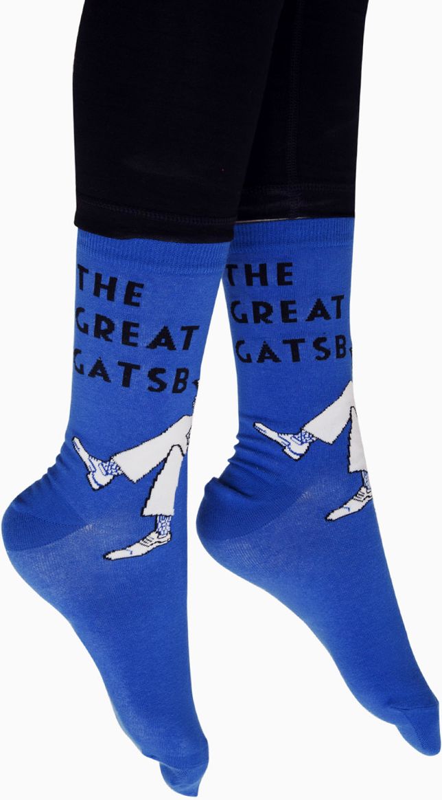 Great Gatsby Crew Socks Unisex 10-13 1 Pair