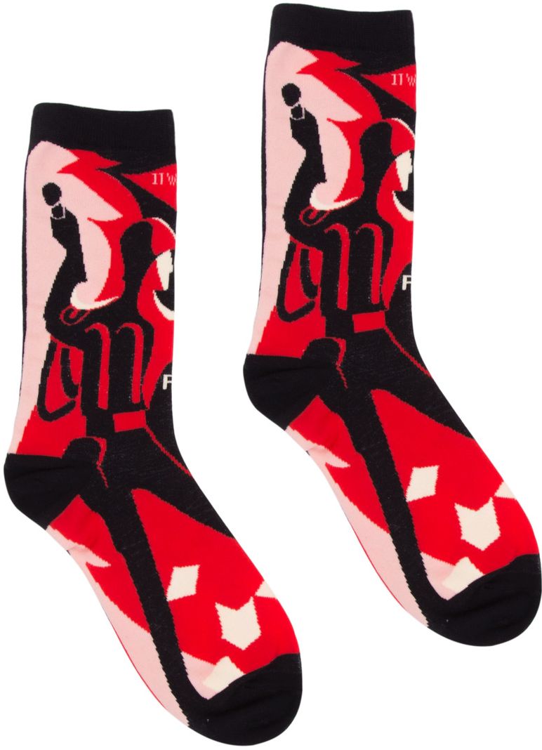 Fahrenheit 451 Crew Socks Unisex 9-11