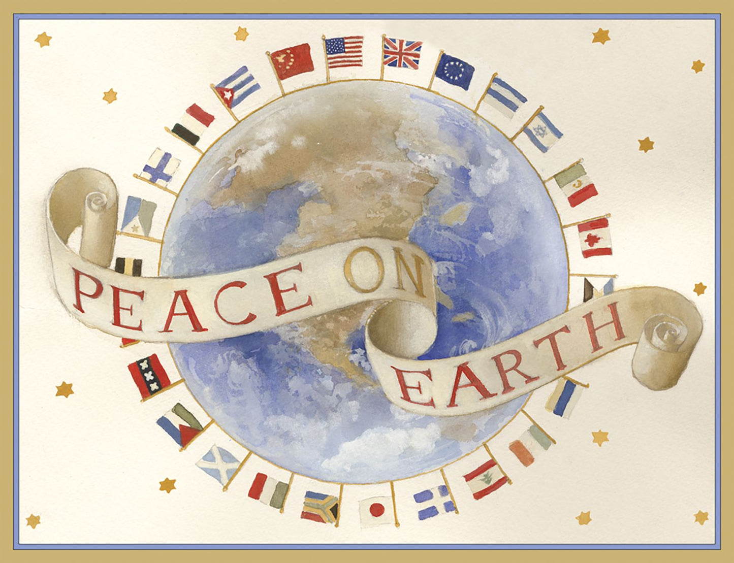 Peace On Earth Nativity Christmas Boxed Card
