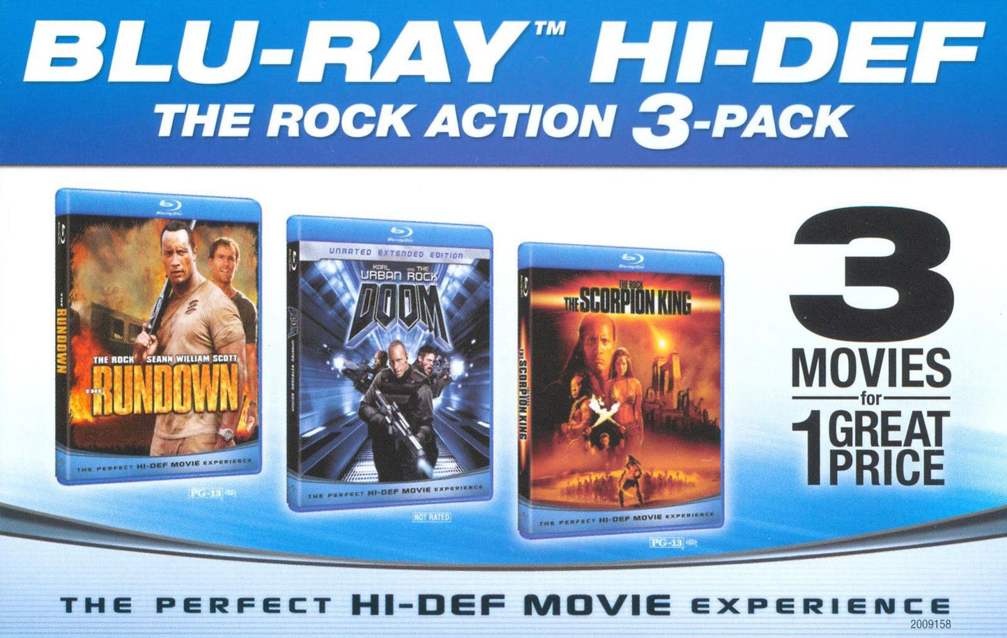 The Rock Collection [3 Discs] [Blu-ray]