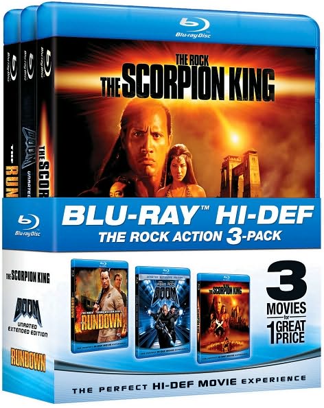 The Rock Collection [3 Discs] [Blu-ray]