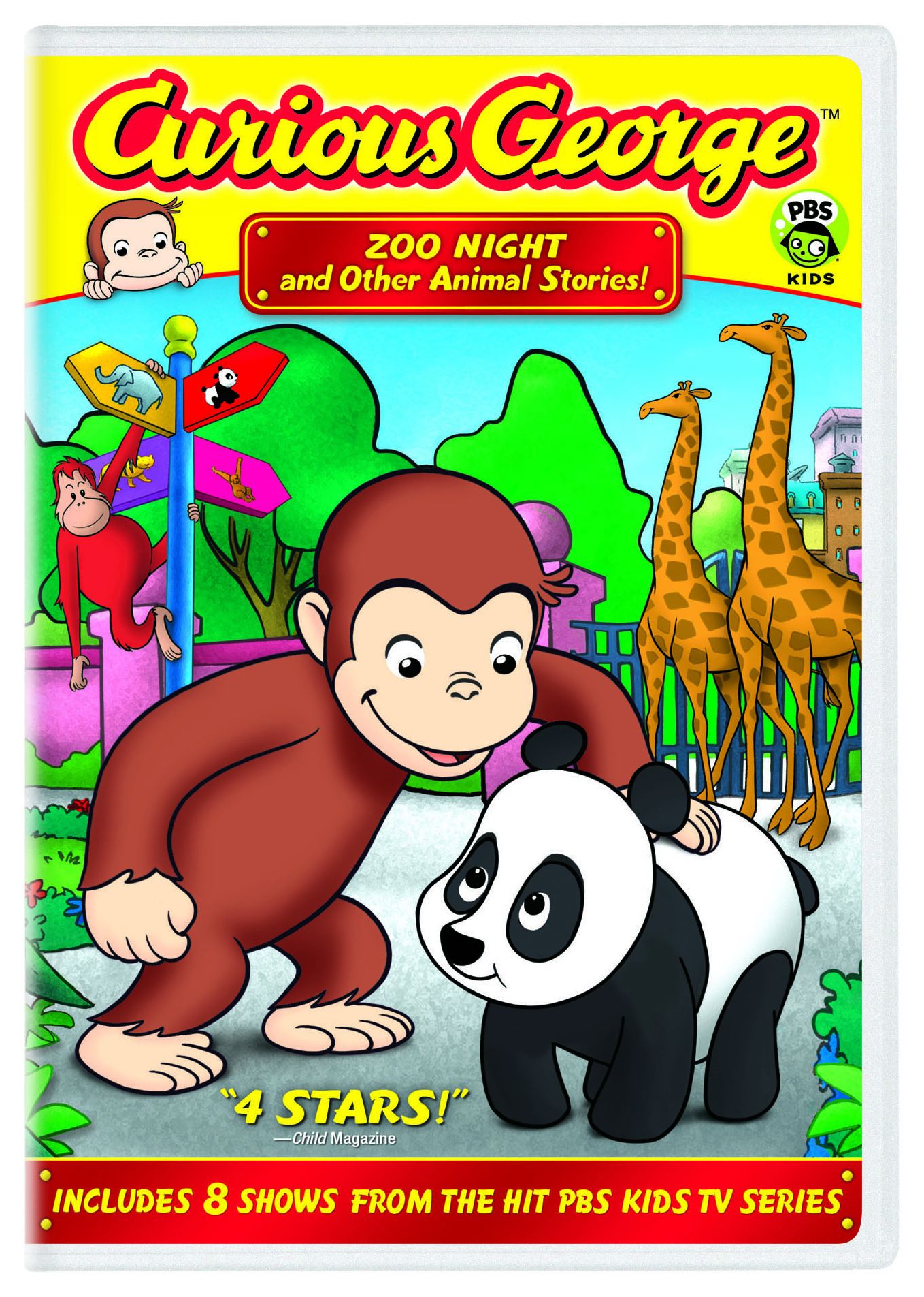 Curious George: Zoo Night and Other Animal Stories