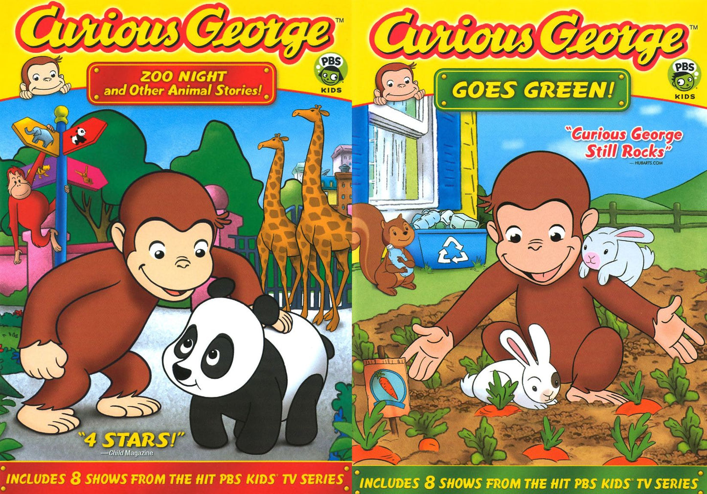 Curious George: Zoo Night/Goes Green! [2 Discs]
