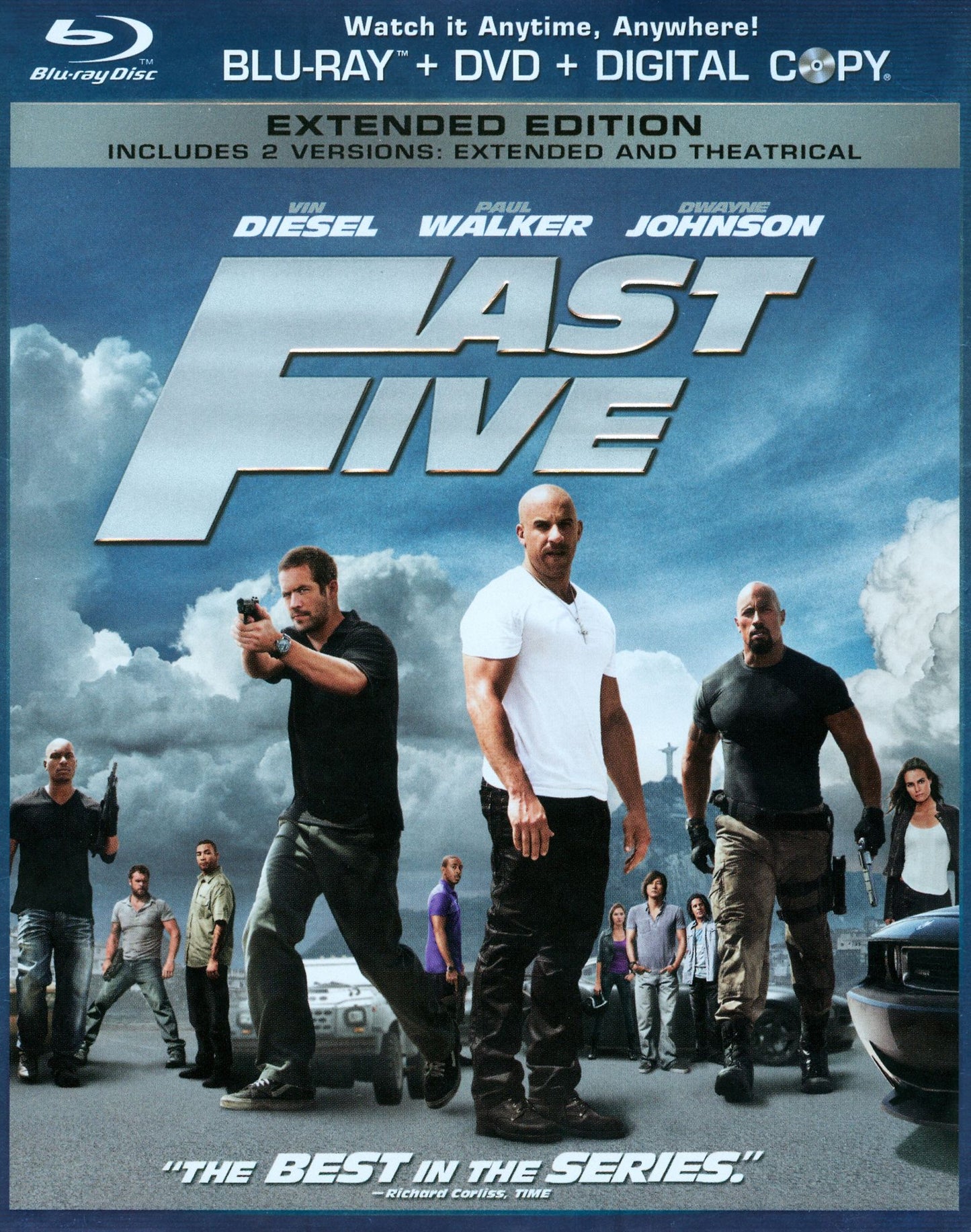 Fast Five [Rated/Unrated] [2 Discs] [Includes Digital Copy] [Blu-ray/DVD]