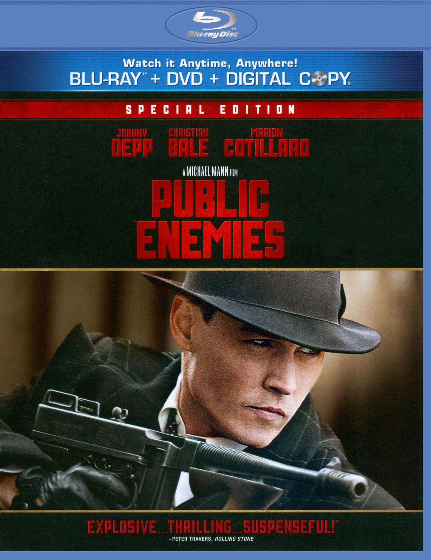 Public Enemies [2 Discs] [With Tech Support for Dummies Trial] [Blu-ray/DVD]