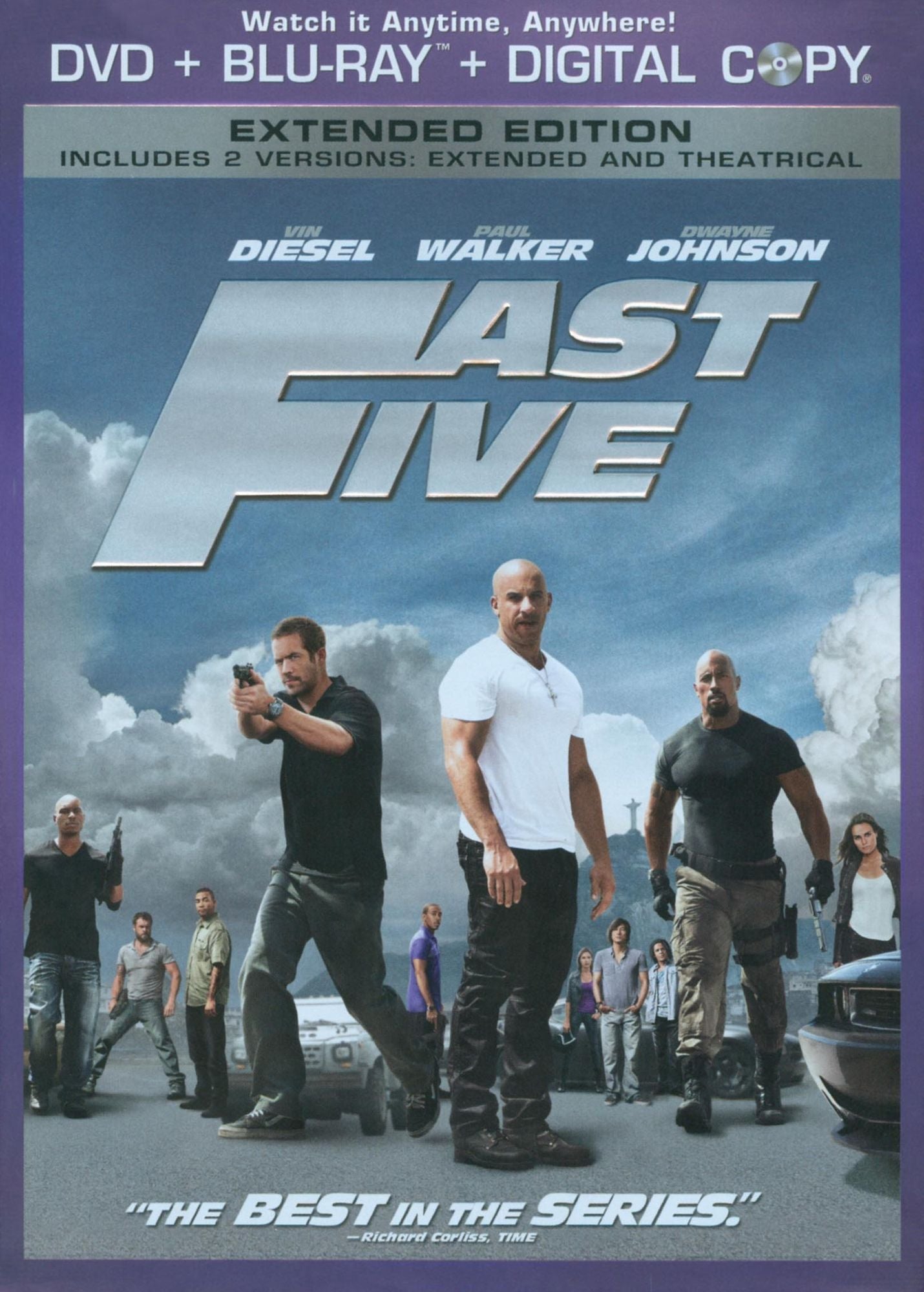 Fast Five [Rated/Unrated] [2 Discs] [Includes Digital Copy] [DVD/Blu-ray]