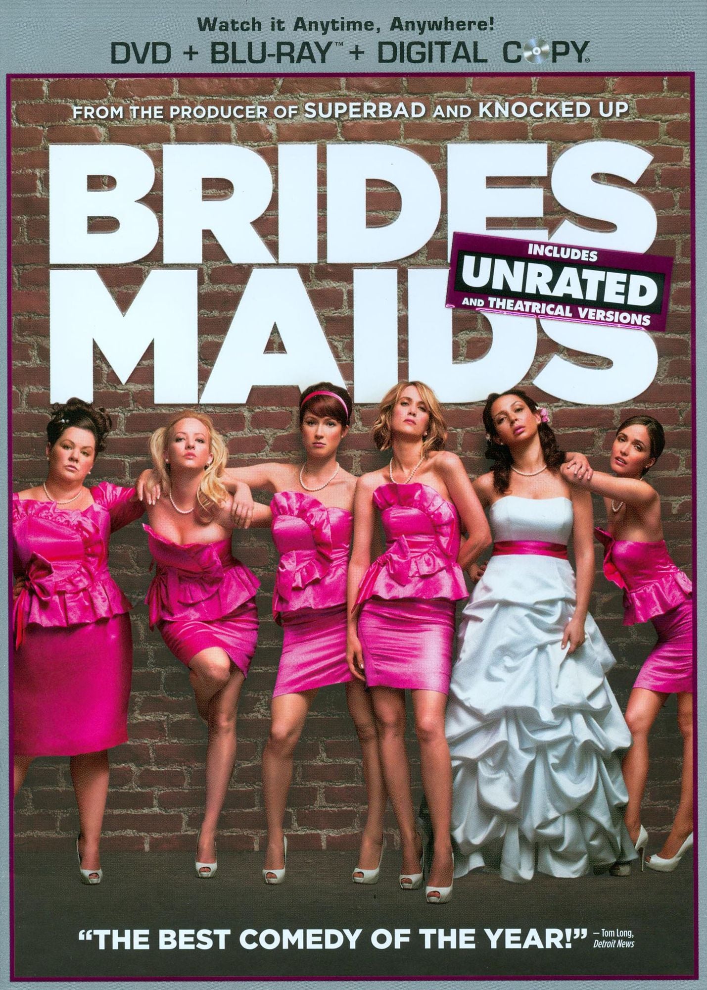 Bridesmaids [Unrated/Rated] [2 Discs] [Includes Digital Copy] [DVD/Blu-ray]