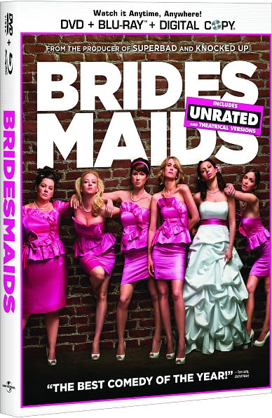 Bridesmaids [Unrated/Rated] [2 Discs] [Includes Digital Copy] [DVD/Blu-ray]