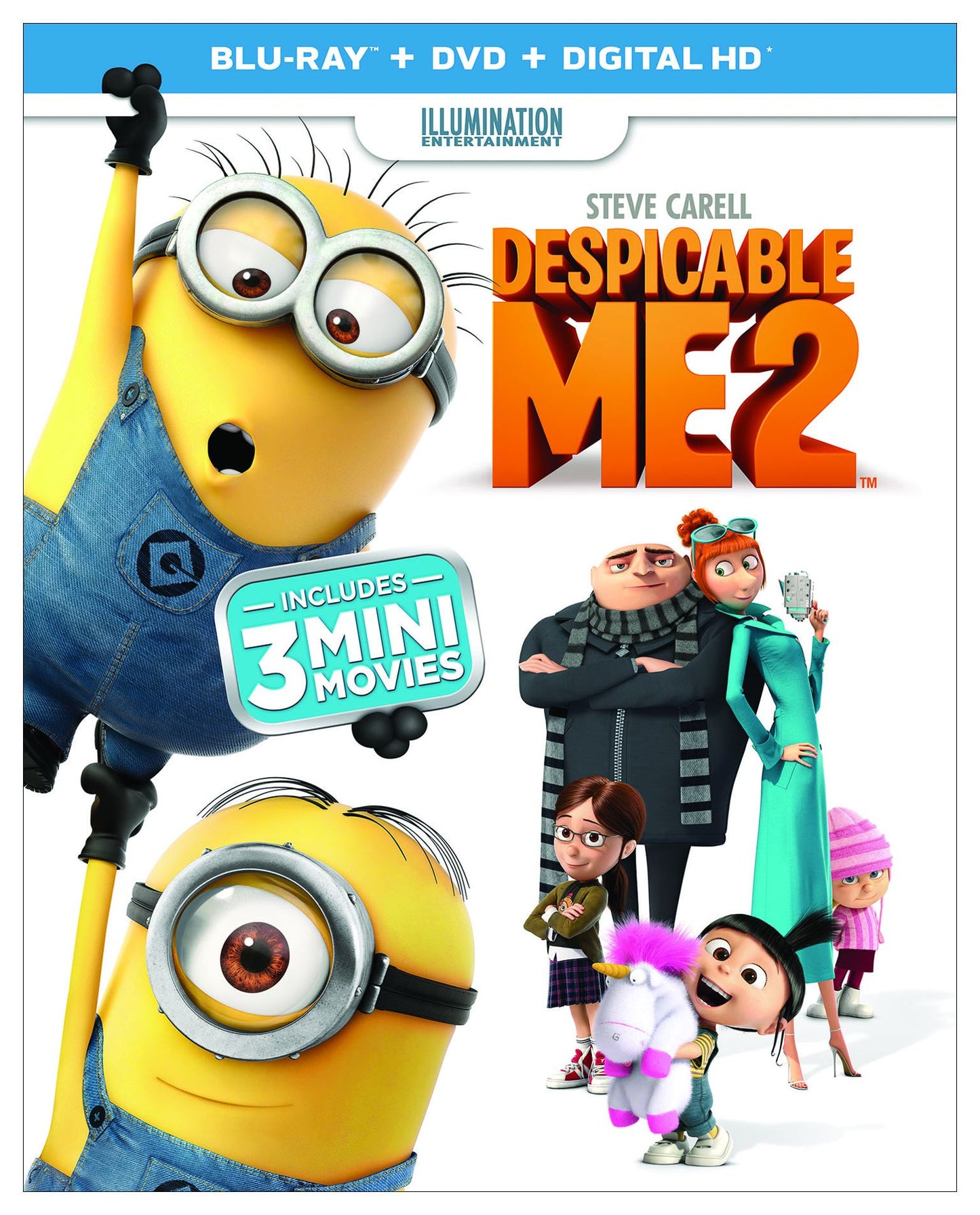 Despicable Me 2 [2 Discs] [Includes Digital Copy] [Blu-ray/DVD]