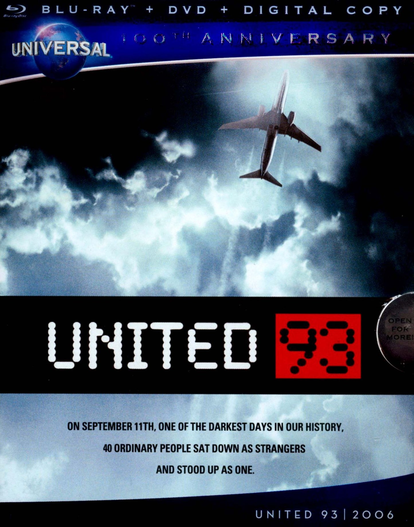 United 93 [Universal 100th Anniversary] [2 Discs] [Includes Digital Copy] [Blu-ray/DVD]