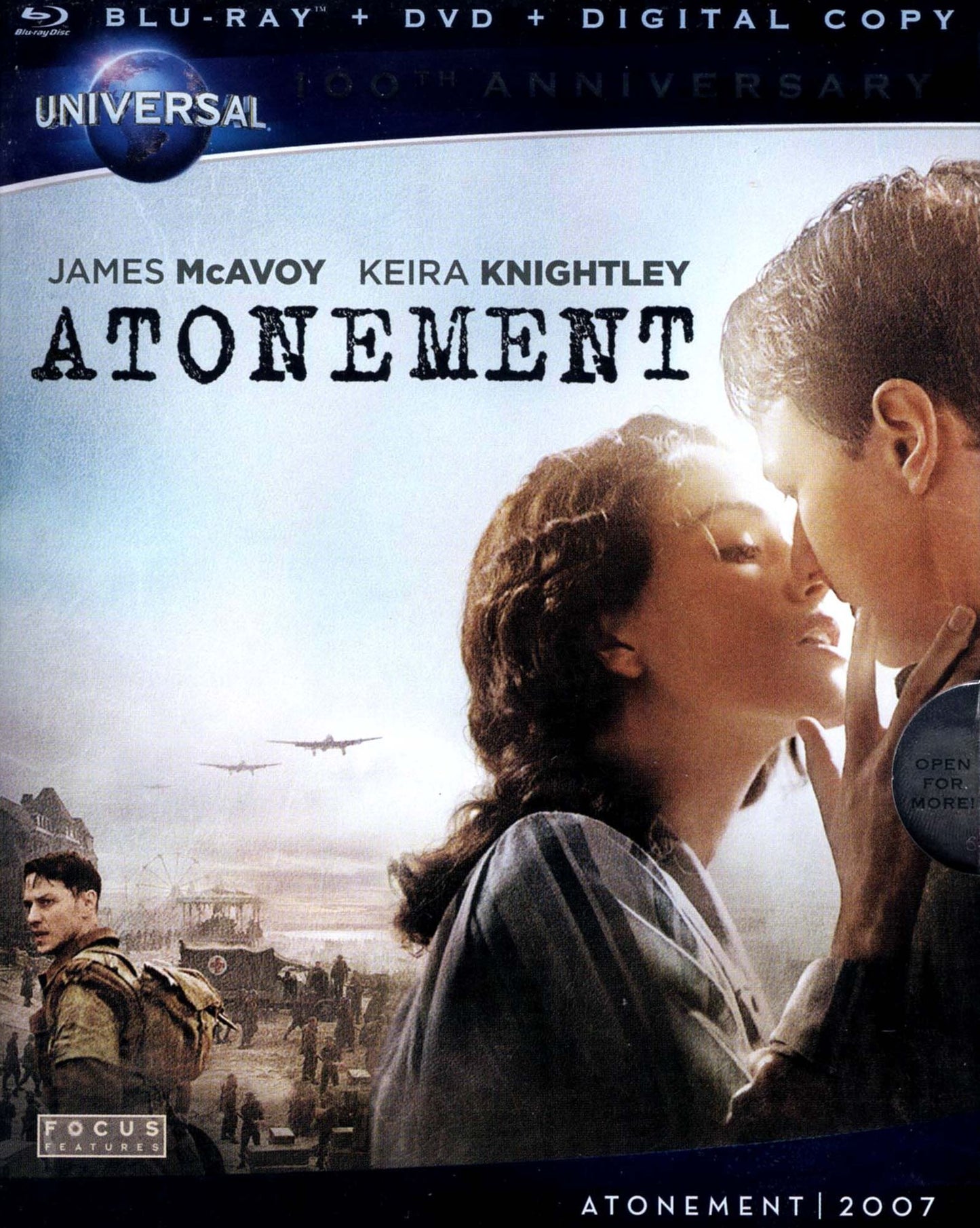 Atonement [Universal 100th Anniversary] [2 Discs] [Includes Digital Copy] [Blu-ray/DVD]