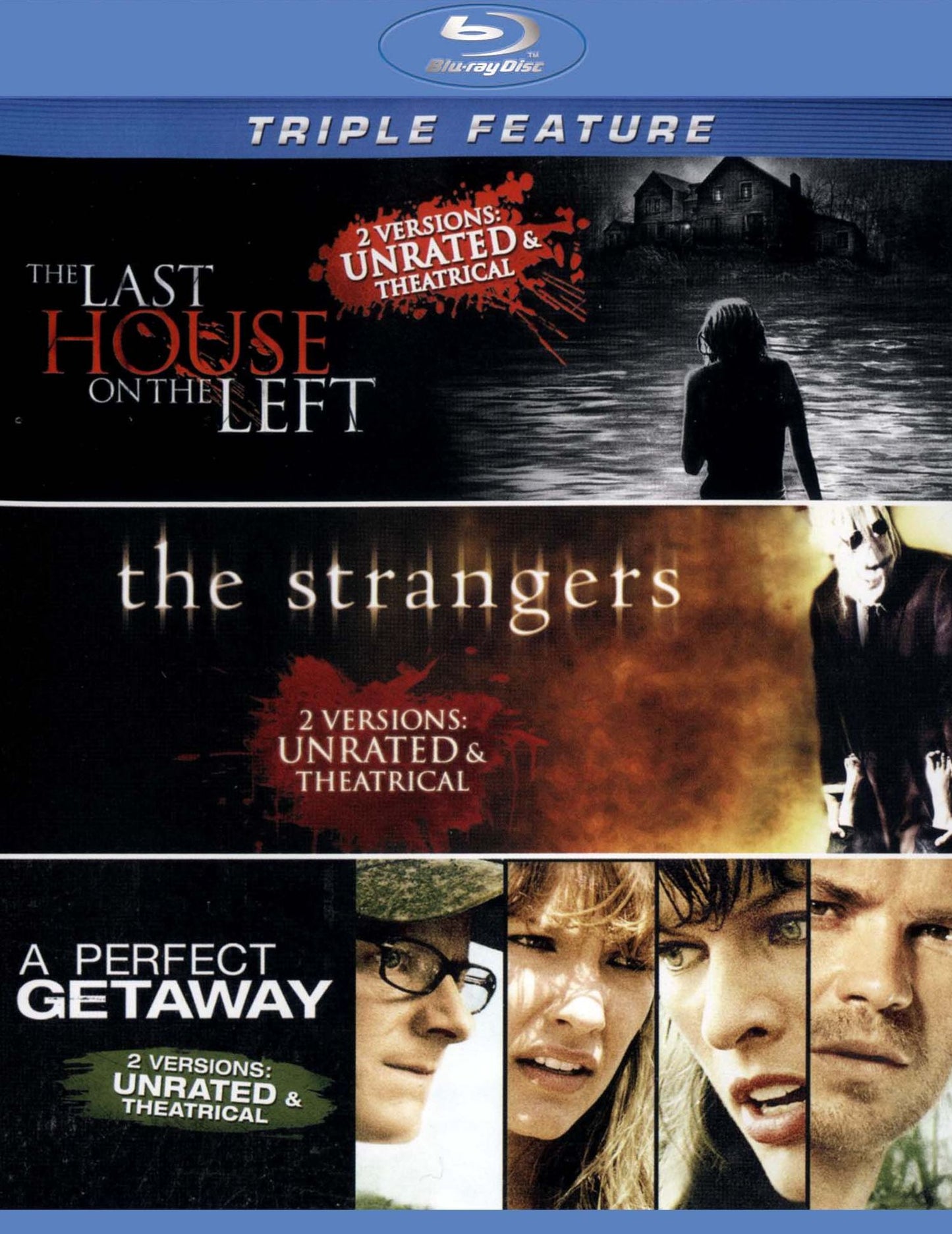 The Last House on the Left/The Strangers/A Perfect Getaway [3 Discs] [Blu-ray]