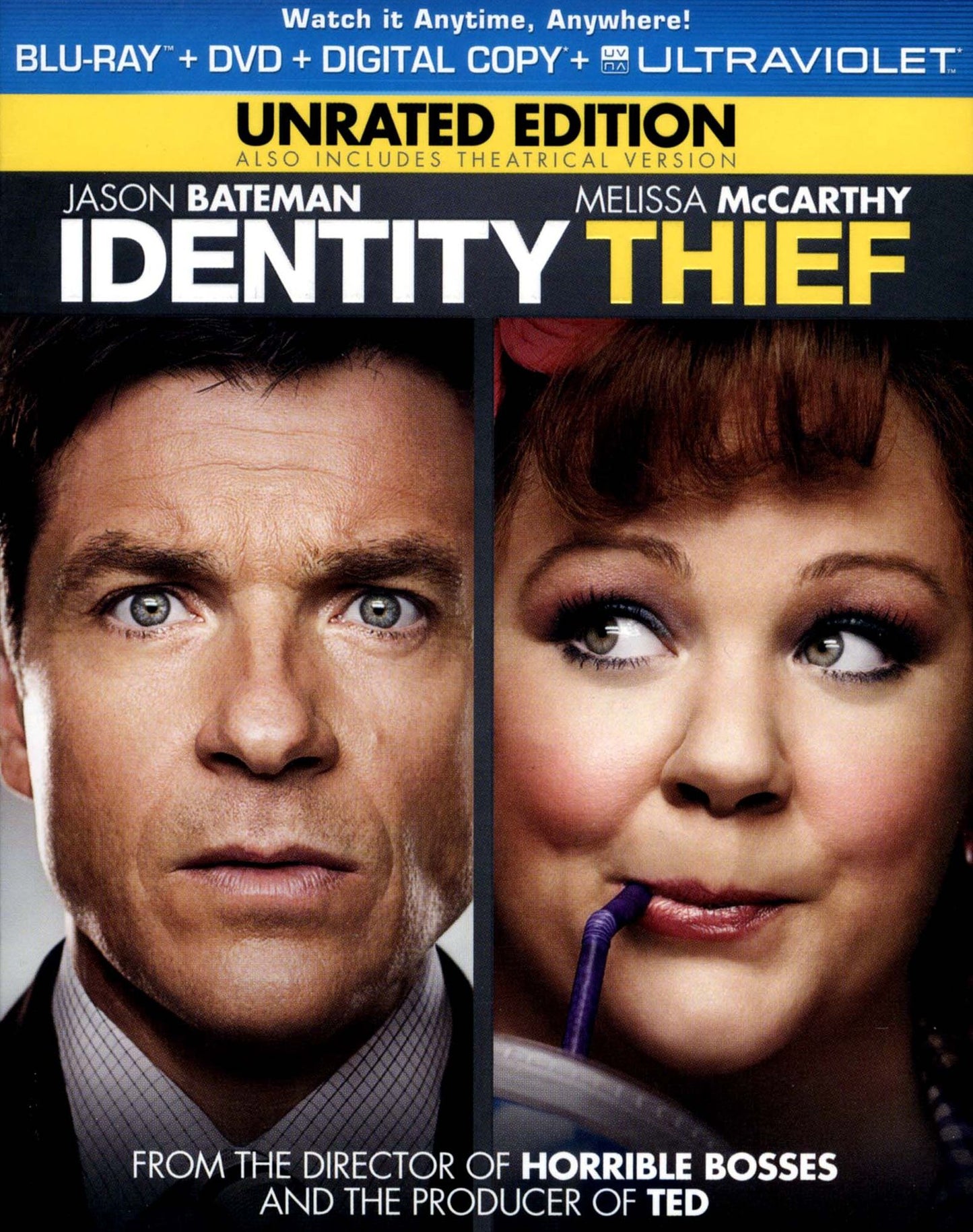 Identity Thief [Rated/Unrated] [2 Discs] [Includes Digital Copy] [UltraViolet] [Blu-ray/DVD]