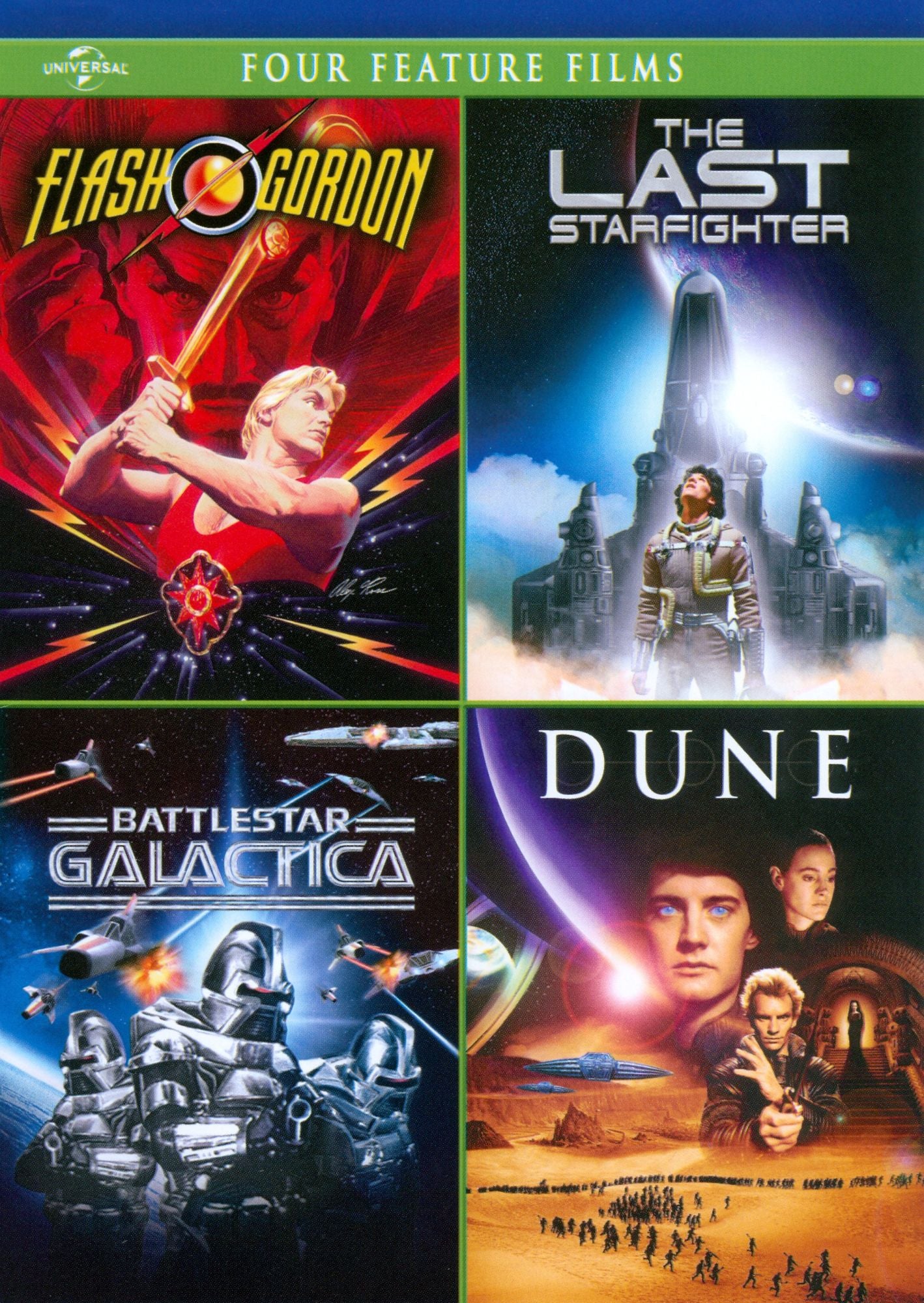 Flash Gordon/The Last Starfighter/Battlestar Galactica/Dune [4 Discs]