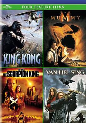 King Kong/The Mummy/The Scorpion King/Van Helsing [4 Discs]